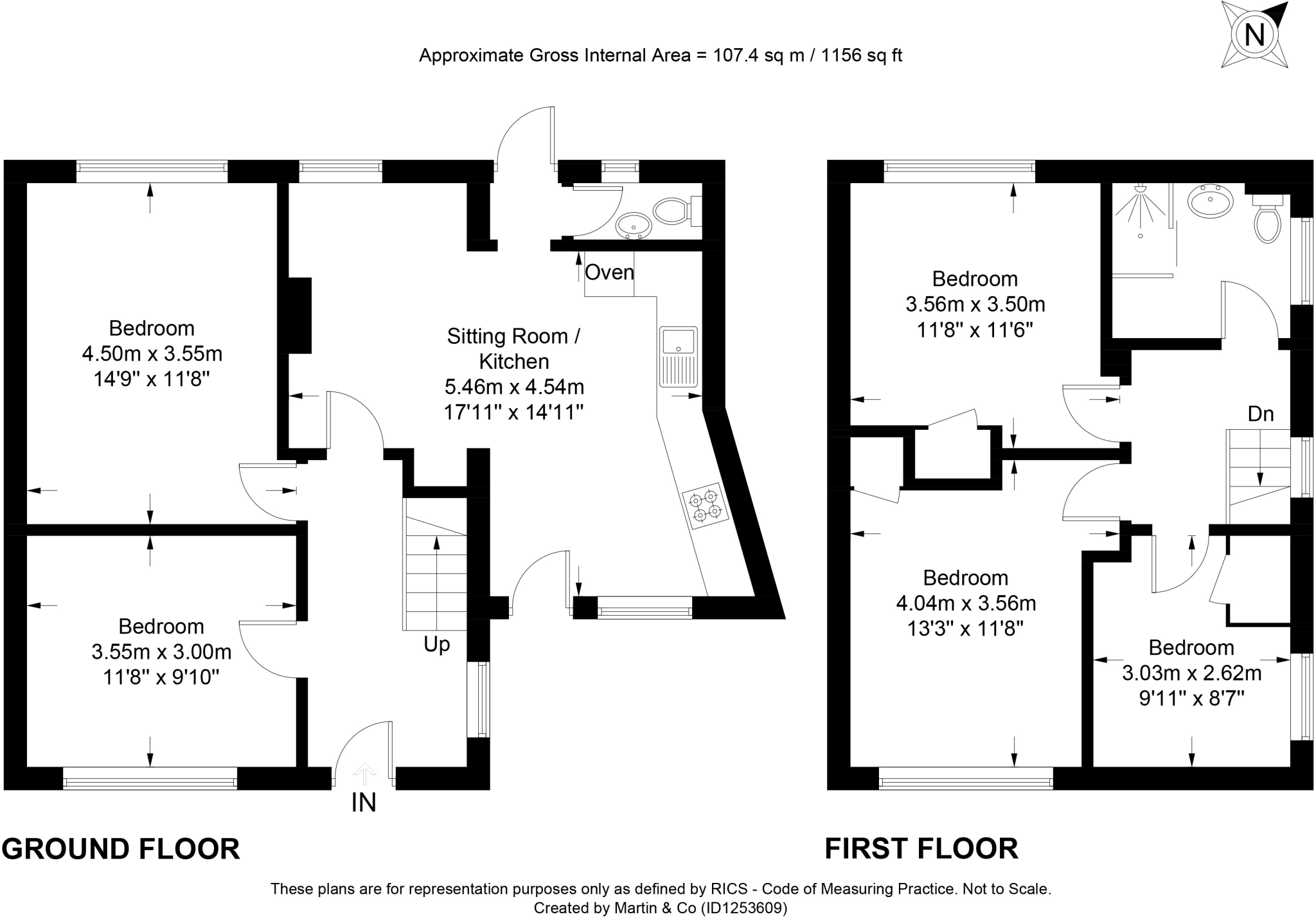 Minden Way, Winchester floorplan