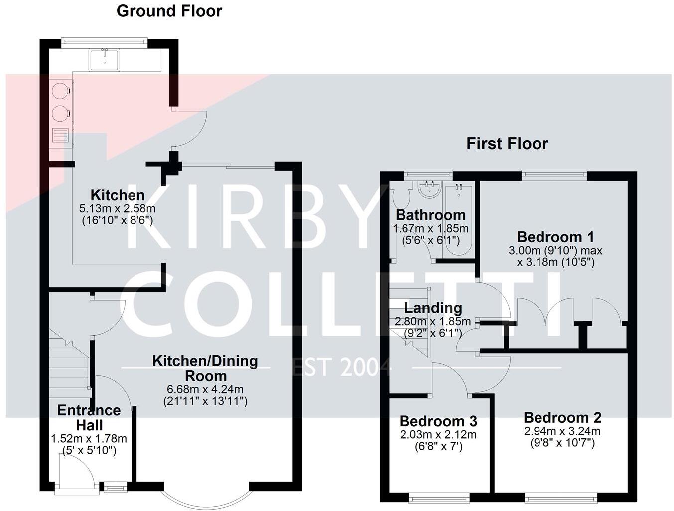 Croft Walk, Wormley floorplan