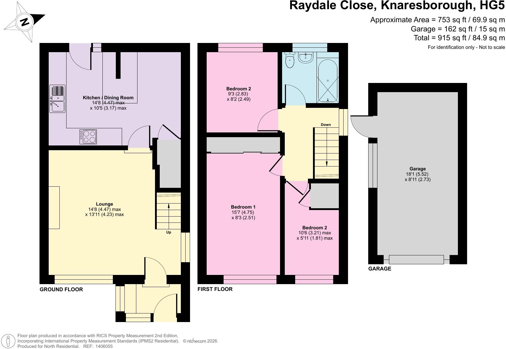 Raydale Close, Knaresborough, North Yorkshire, HG5 floorplan