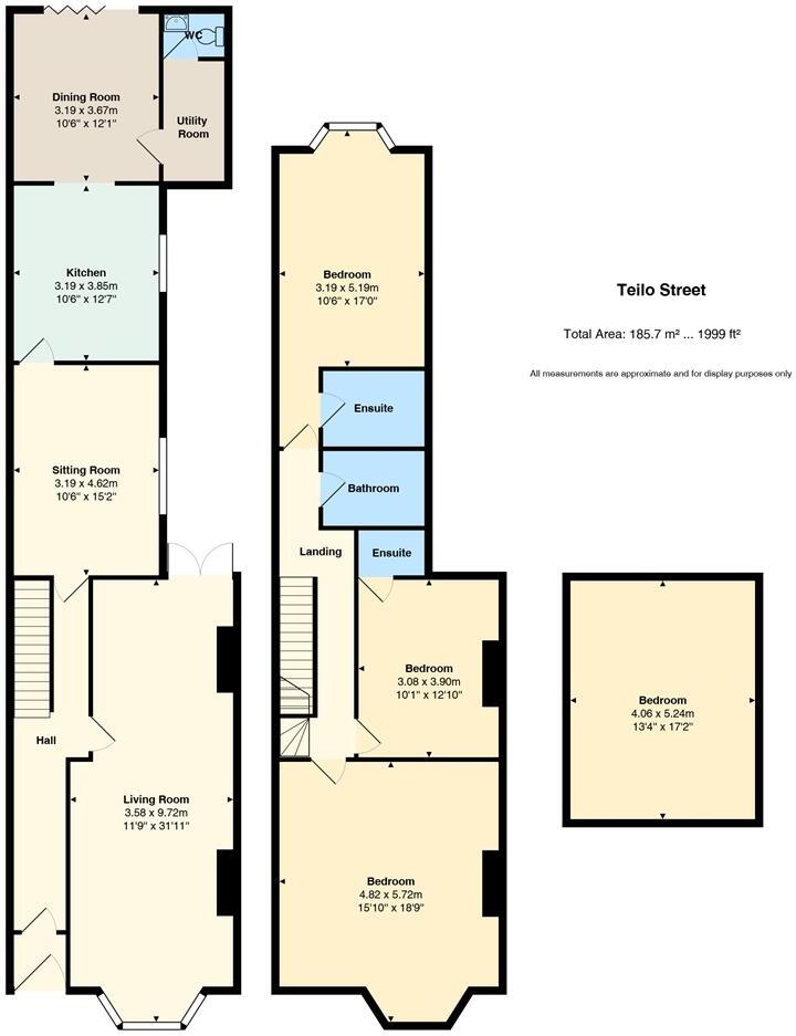 Teilo Street, Pontcanna, Cardiff floorplan