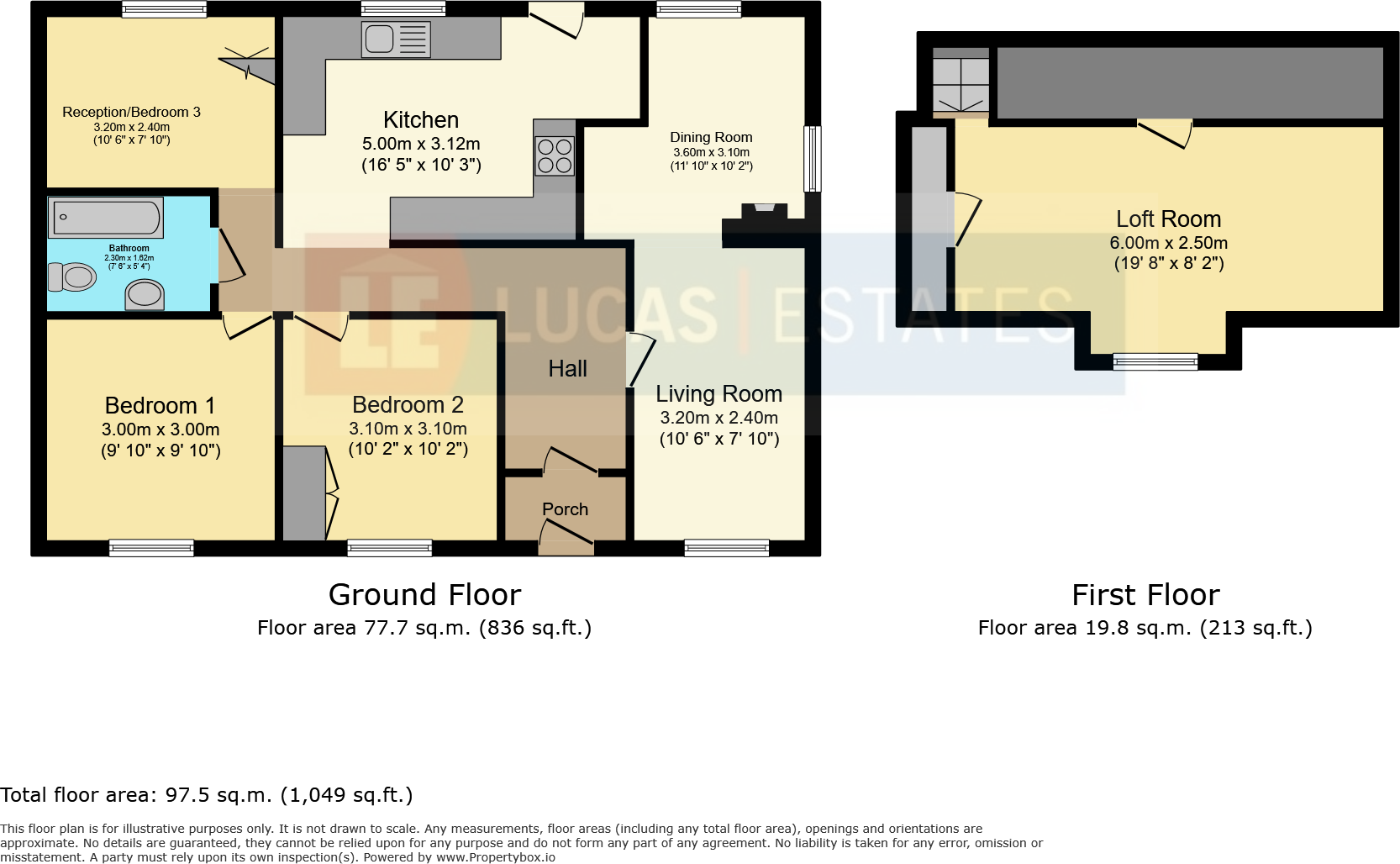 Gellihaf Road, Fleur De Lis floorplan
