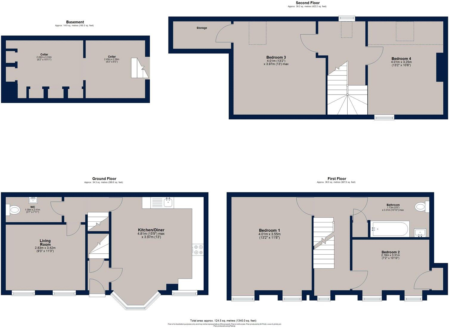 Market Place, Oundle, Northamptonshire, PE8 floorplan
