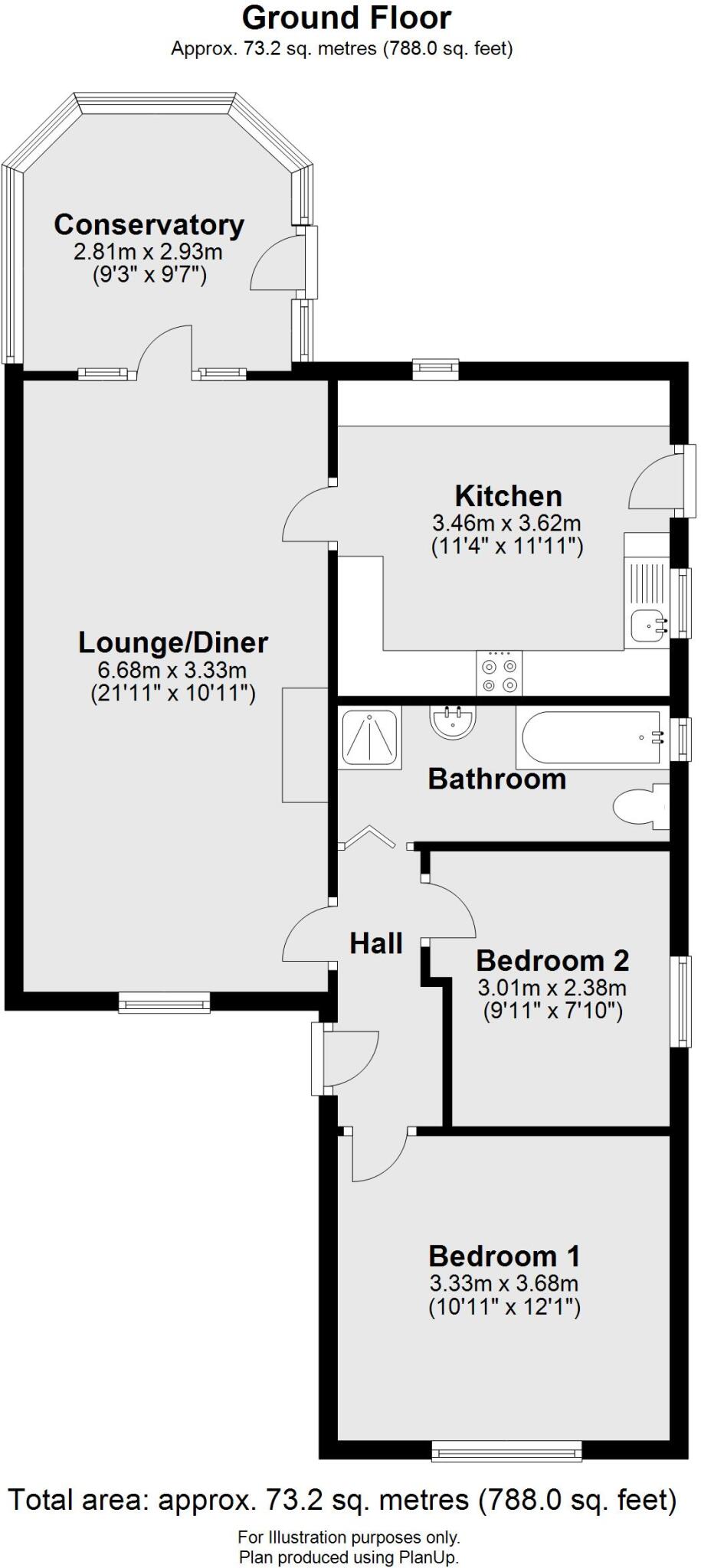 Baildon Crescent, North Hykeham, Lincoln floorplan