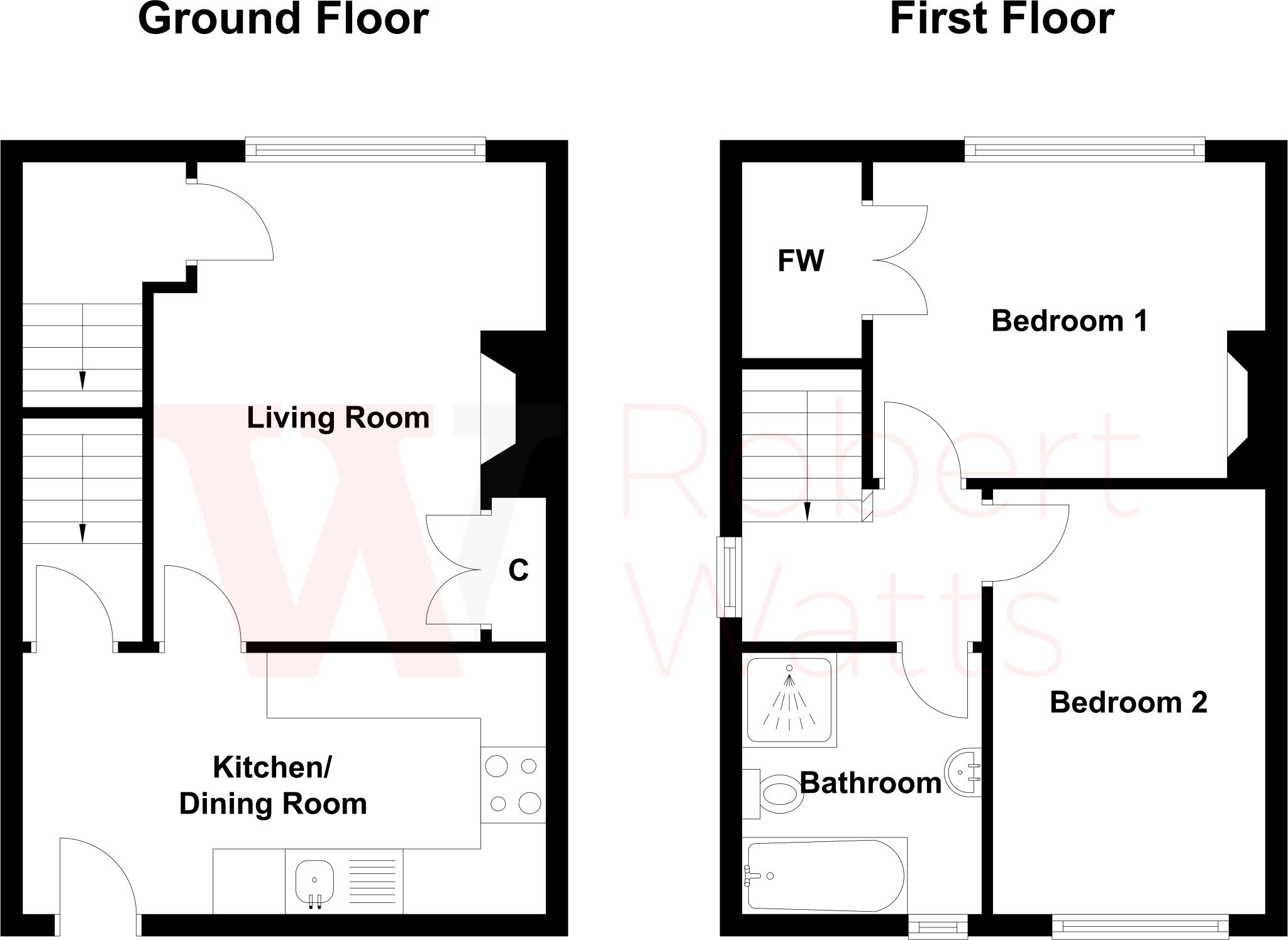 Halifax Road, Hightown, Liversedge, WF15 floorplan