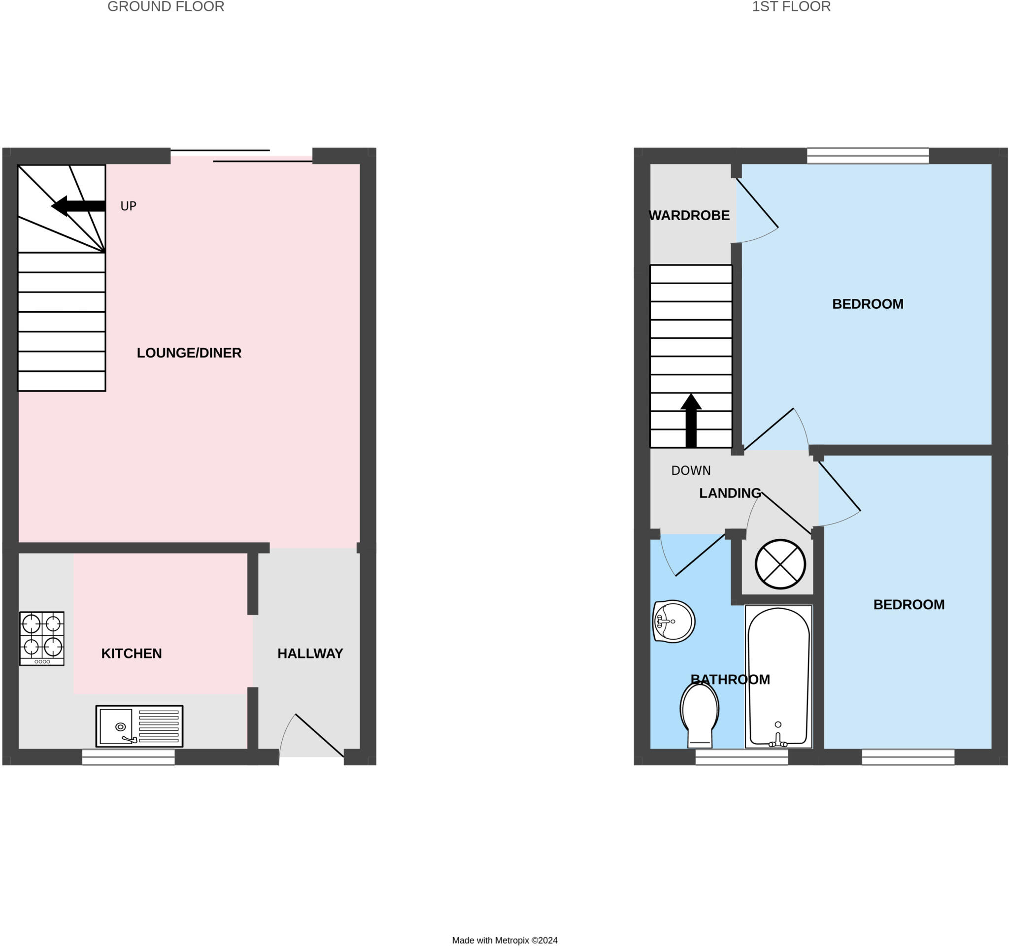 Reynolds Drive, Oakengates, Telford, Shropshire, TF2 floorplan