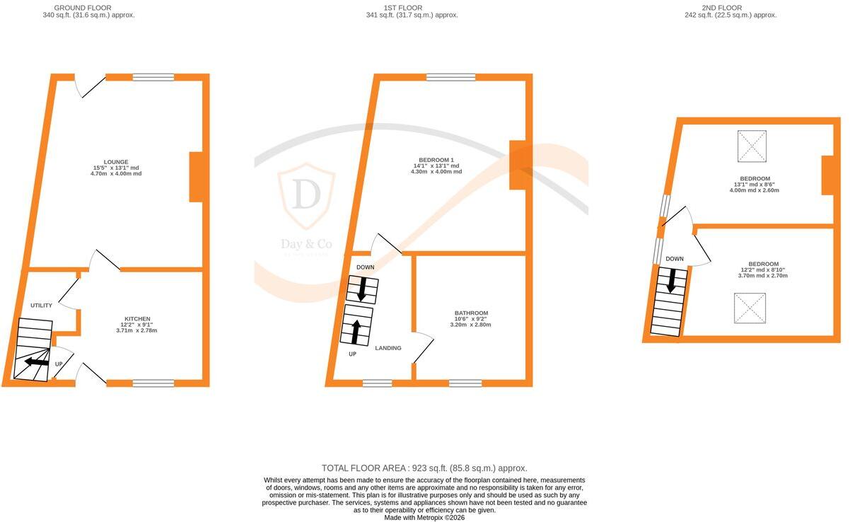 Alma Street, Haworth, Keighley, BD22 floorplan