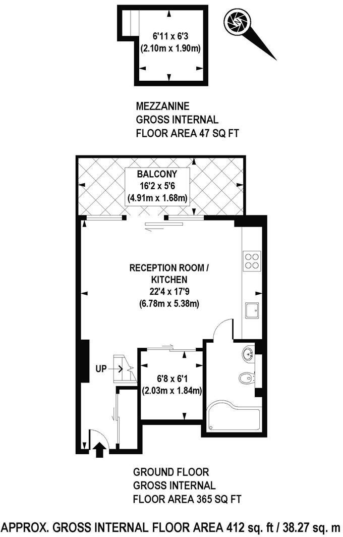 Oswald Building, 374 Queenstown Road, London, SW11 floorplan