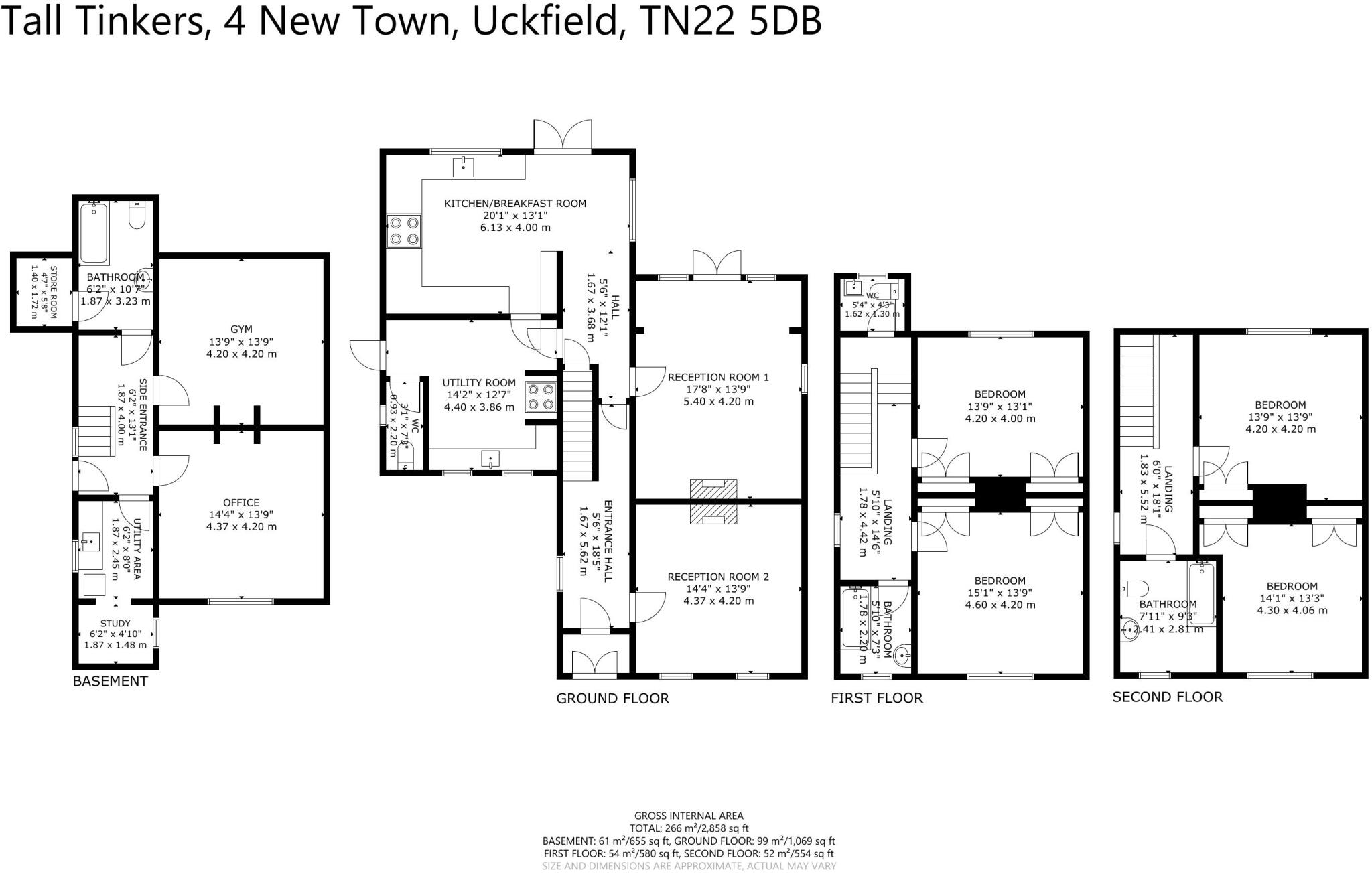New Town, Uckfield, East Sussex, TN22 floorplan