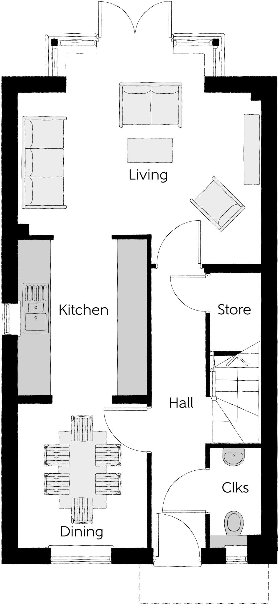 Burtonwood Road, Warrington, Cheshire, WA5 3TZ floorplan