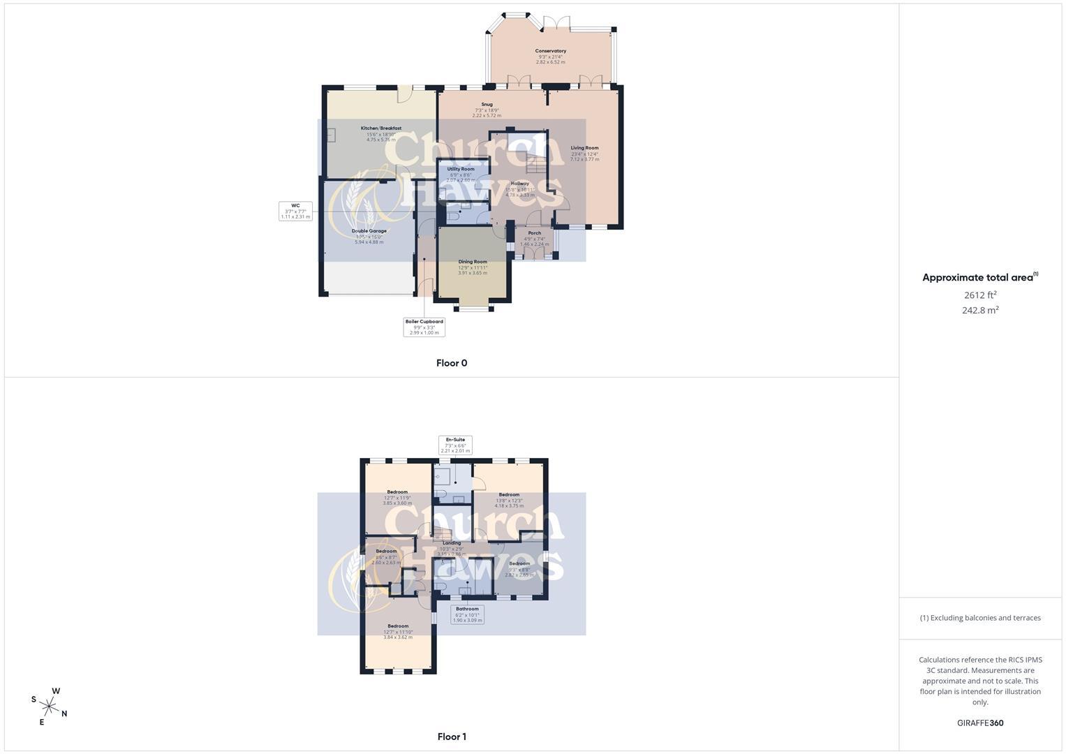 Abbey Fields, East Hanningfield floorplan