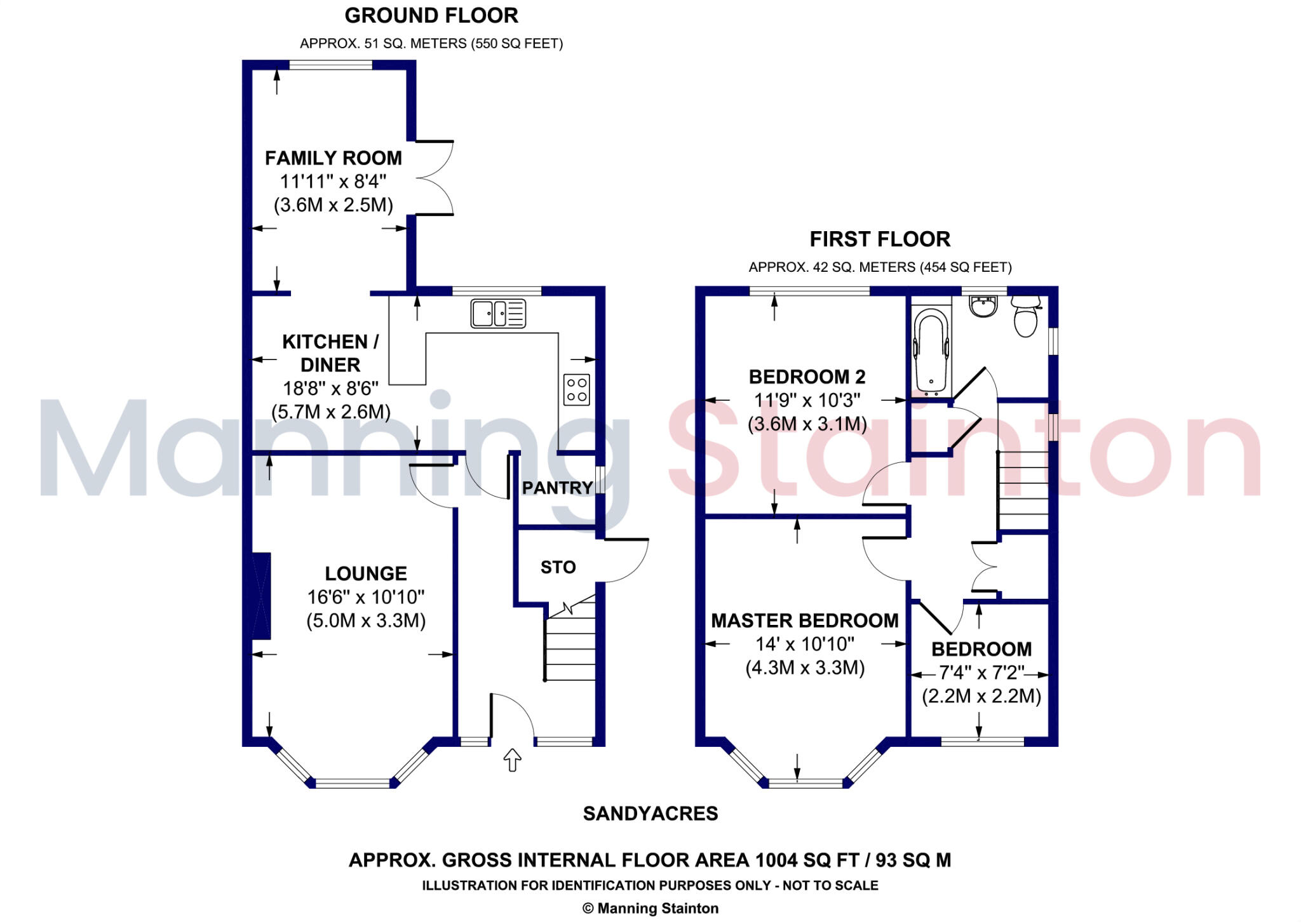 Sandyacres, Rothwell, Leeds, West Yorkshire floorplan