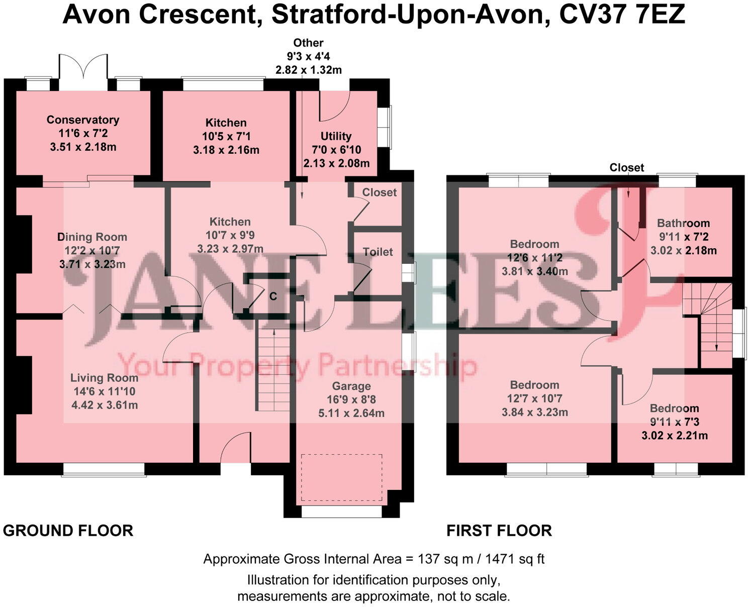Avon Crescent, Stratford-upon-Avon CV37 7EZ floorplan
