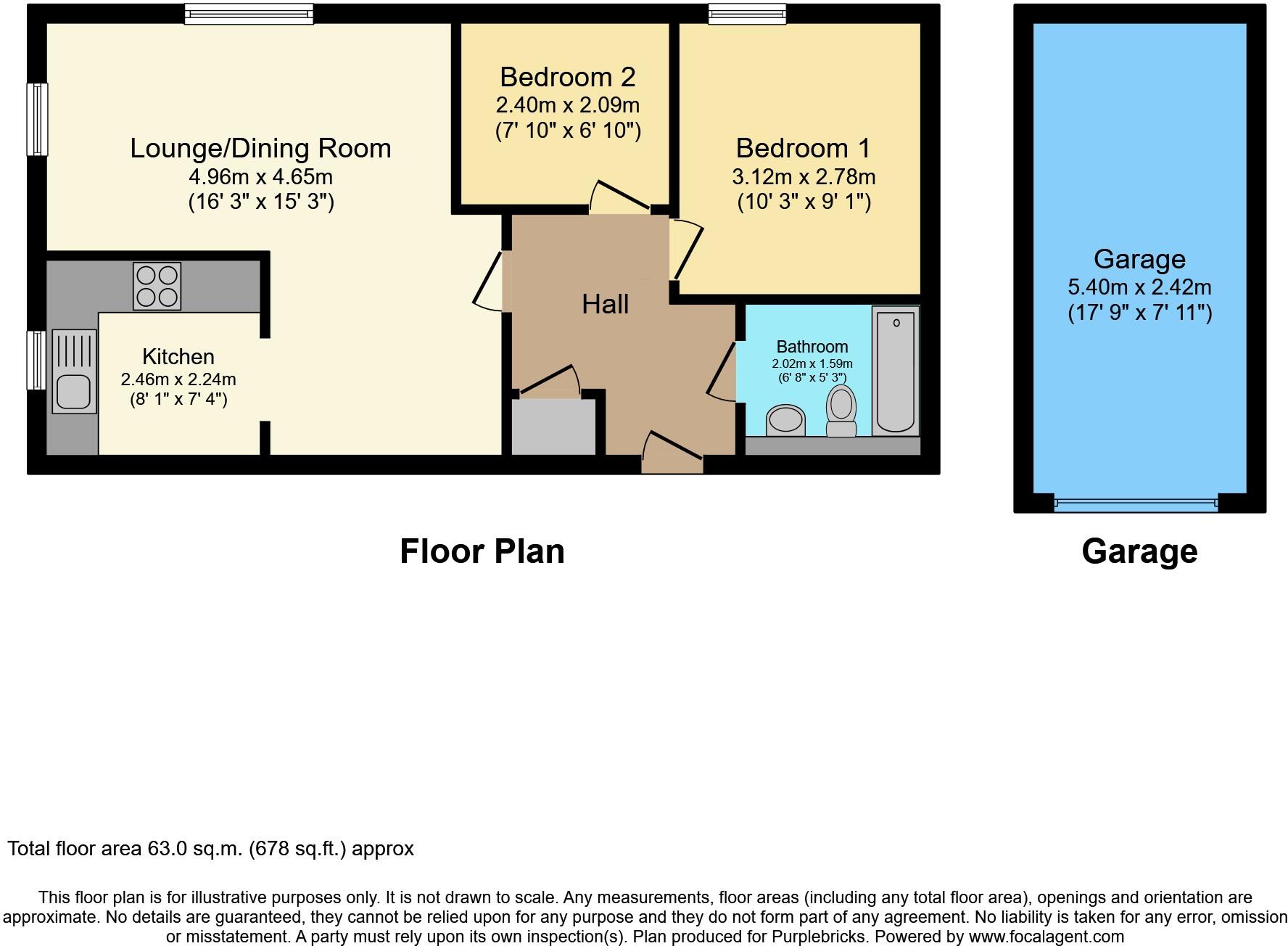Larcombe Road, St. Austell, PL25 floorplan