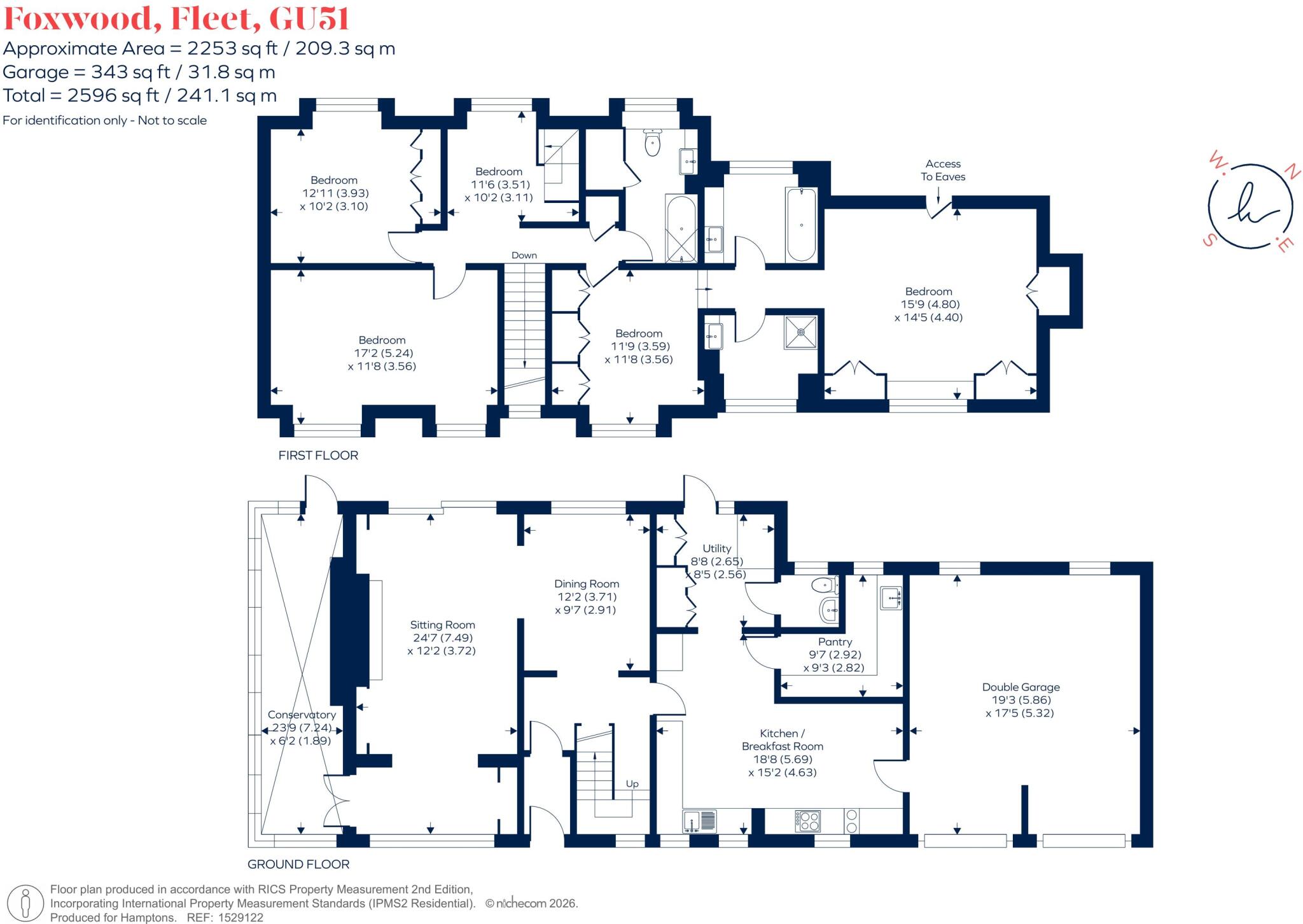 Foxwood, Fleet, GU51 floorplan