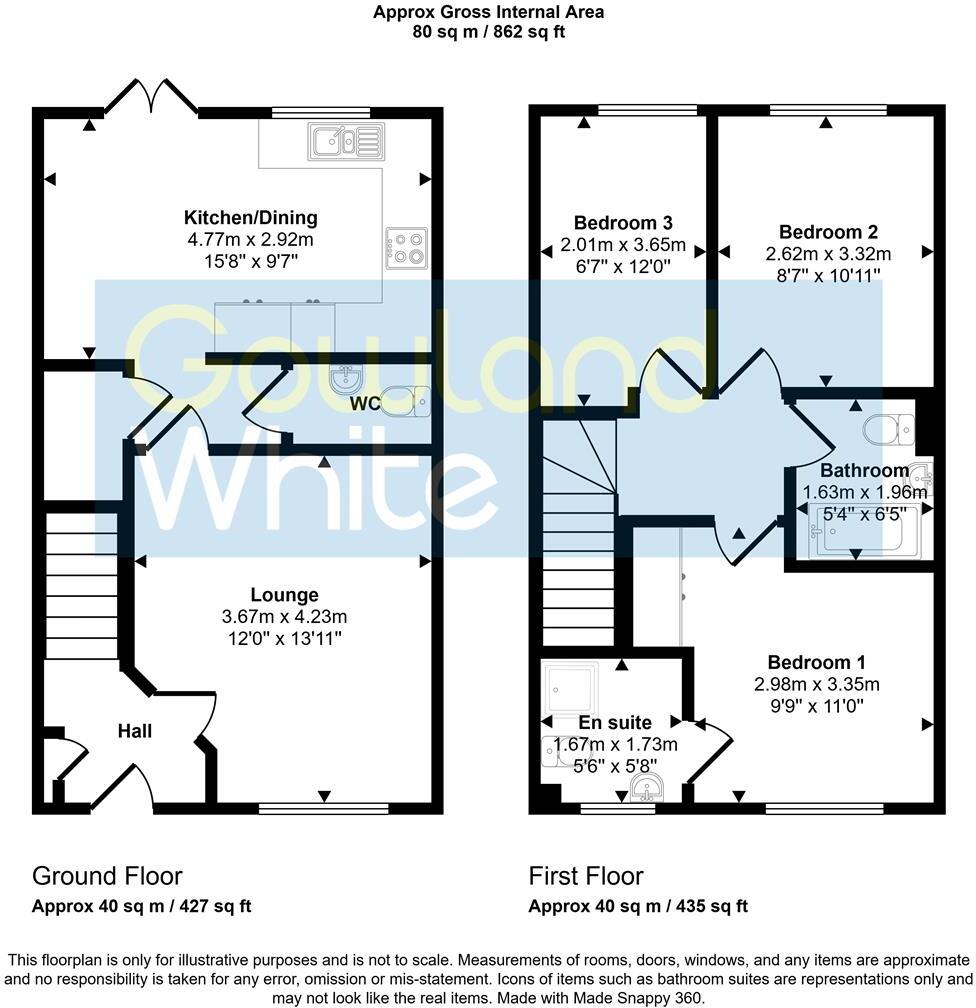 Cookson Road, Hemlington, Middlesbrough, TS8 9LH floorplan