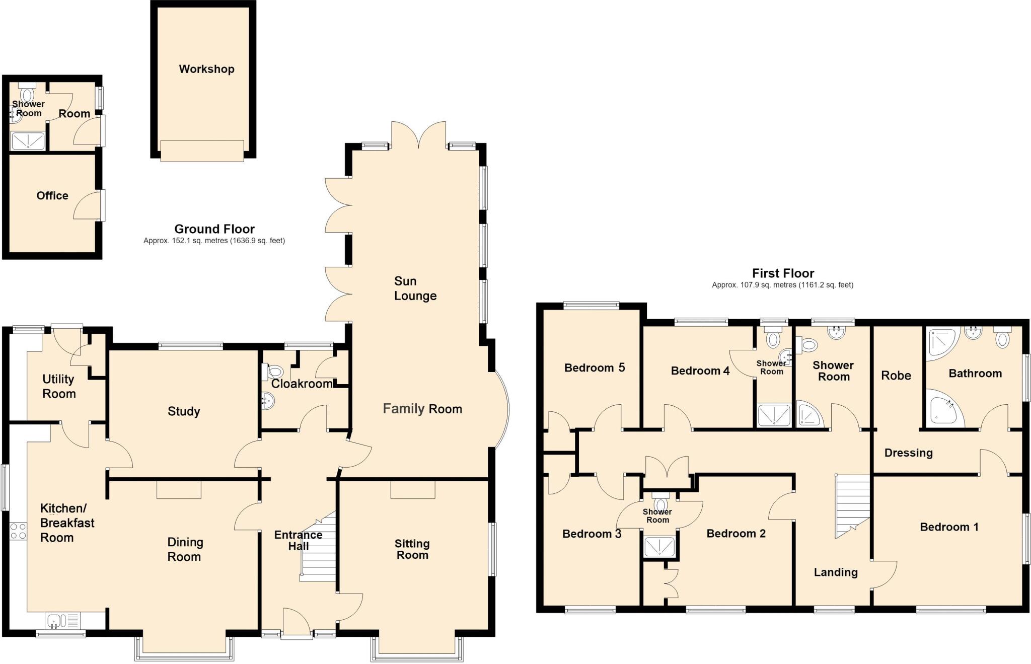 Beech Lane, Marford, Wrexham floorplan