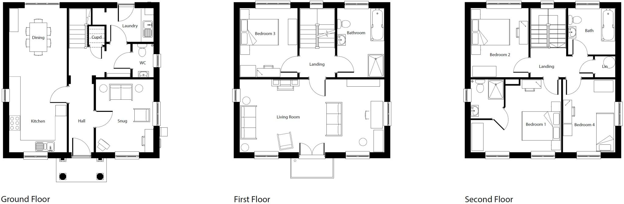 Woodlands Park, New Homes floorplan