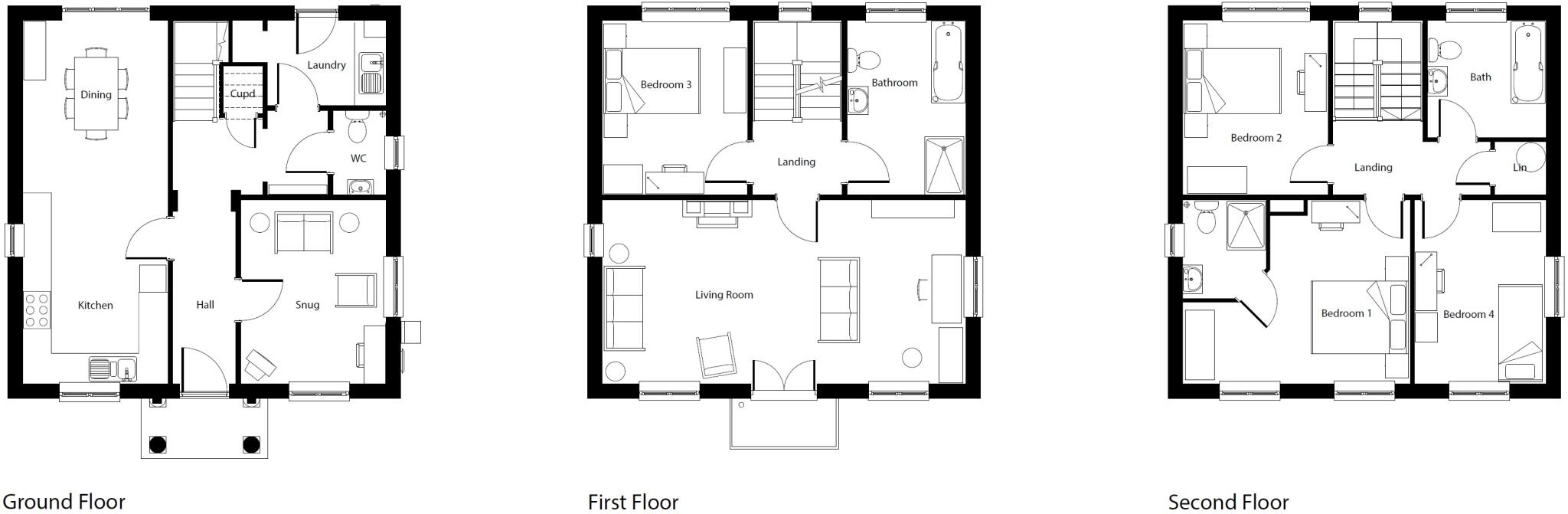 Woodlands Park, New Homes floorplan