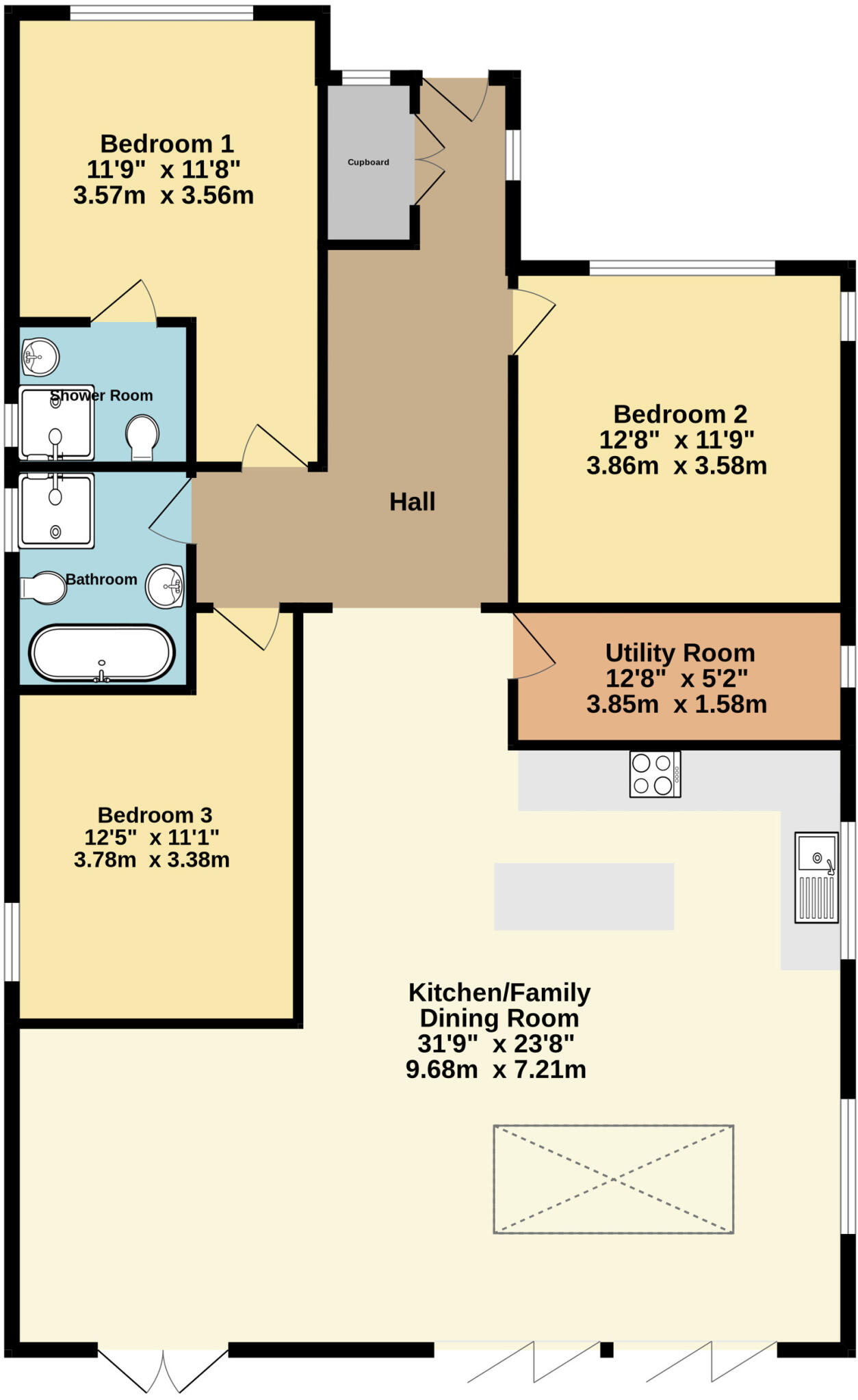 Talbot Drive, Highcliffe, Christchurch, Dorset, BH23 floorplan