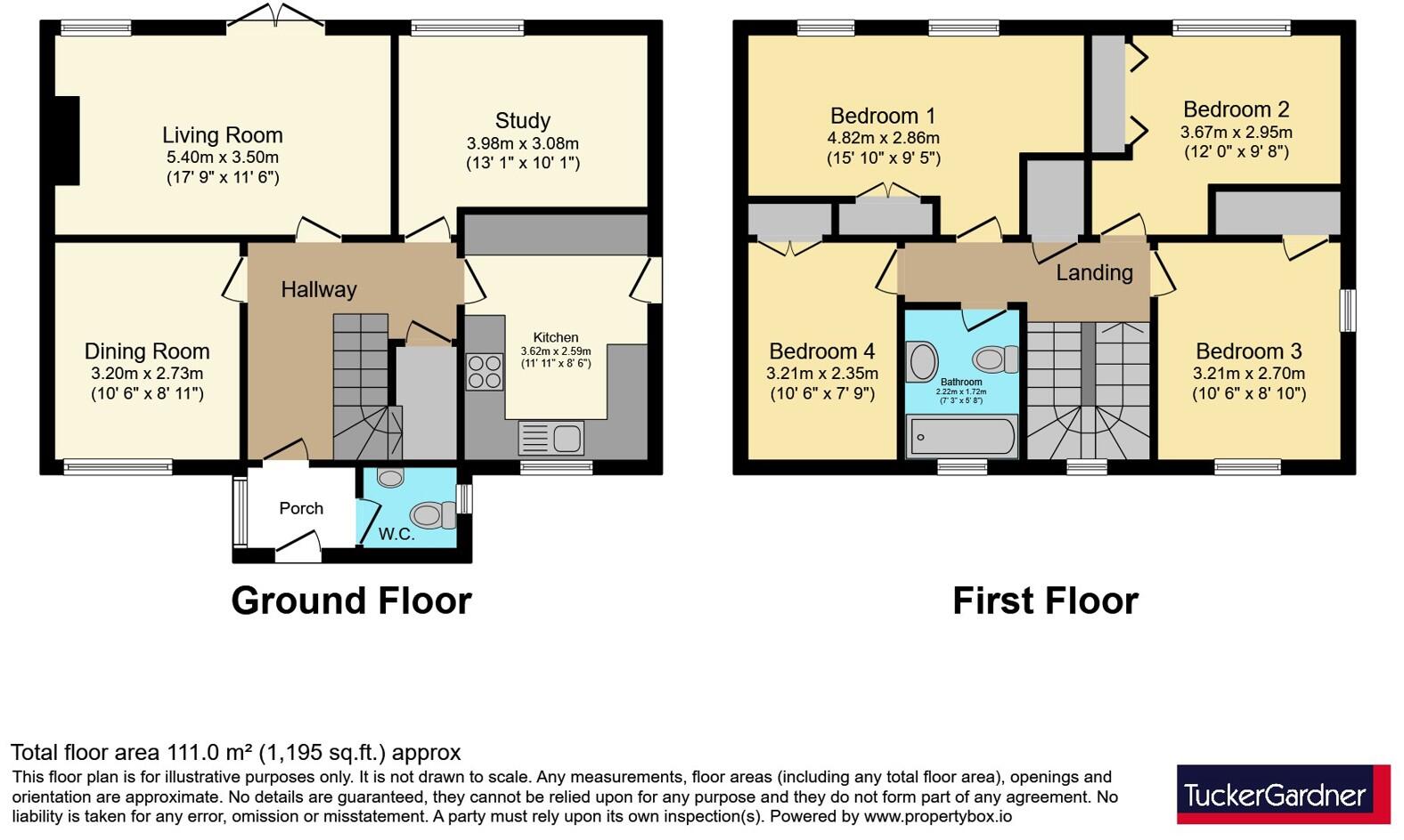 Illingworth Way, Foxton, Cambridge, Cambridgeshire, CB22 floorplan