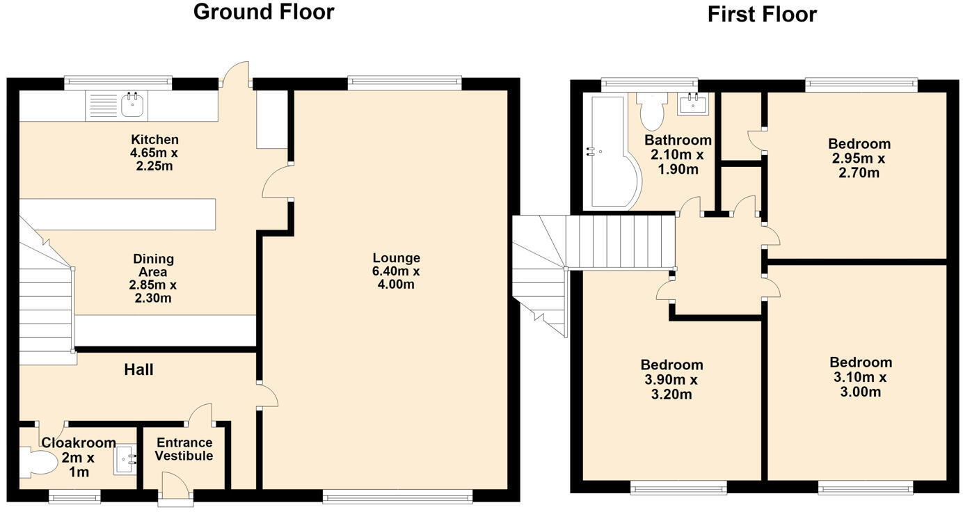 Manse Croft, Clachan, by Tarbert floorplan