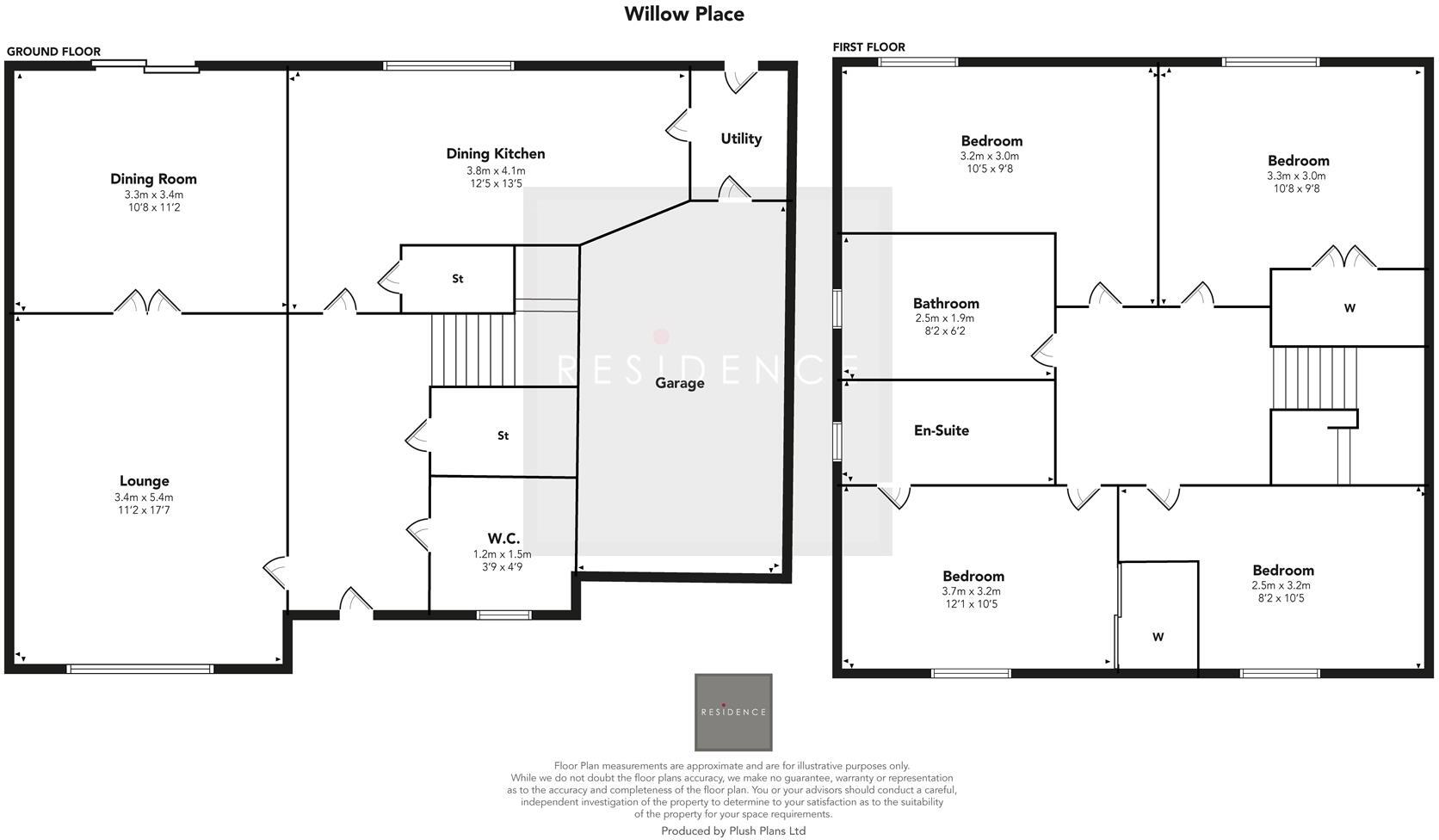 Willow Place, Lanark floorplan