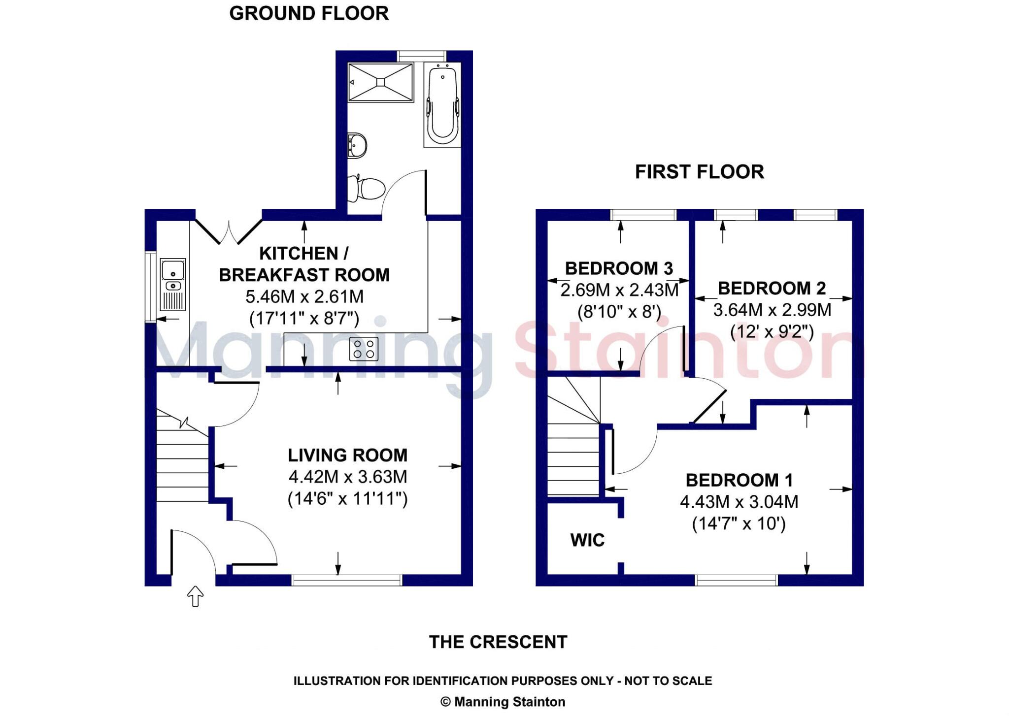 The Crescent, Tingley, Wakefield, West Yorkshire floorplan