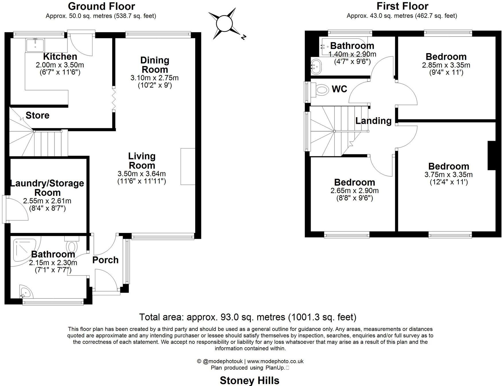 Stoney Hills, Ramsden Heath, CM11 floorplan