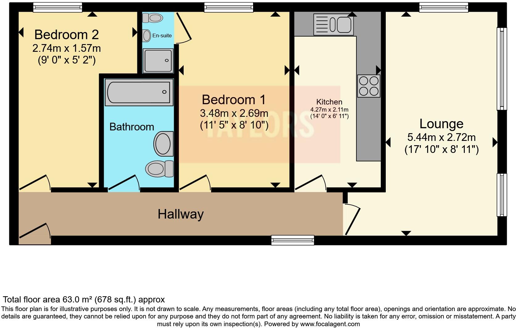 Kilby Road, Stevenage, Hertfordshire, SG1 floorplan