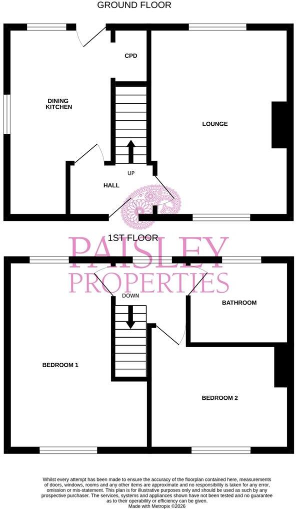Windmill Crescent, Skelmanthorpe, Huddersfield, HD8 9EL floorplan
