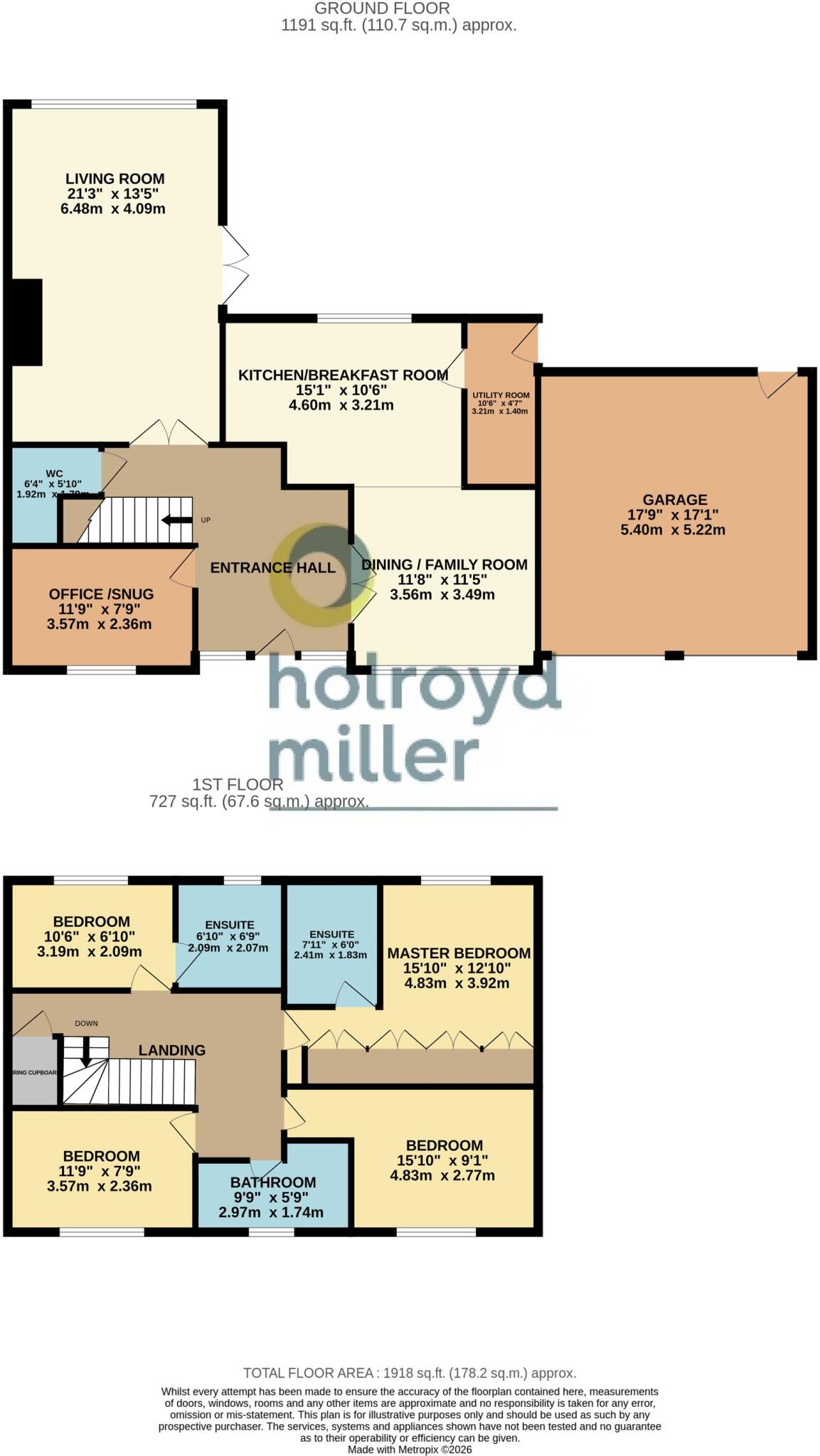 Stocksmoor Road, Midgley, WF4 floorplan