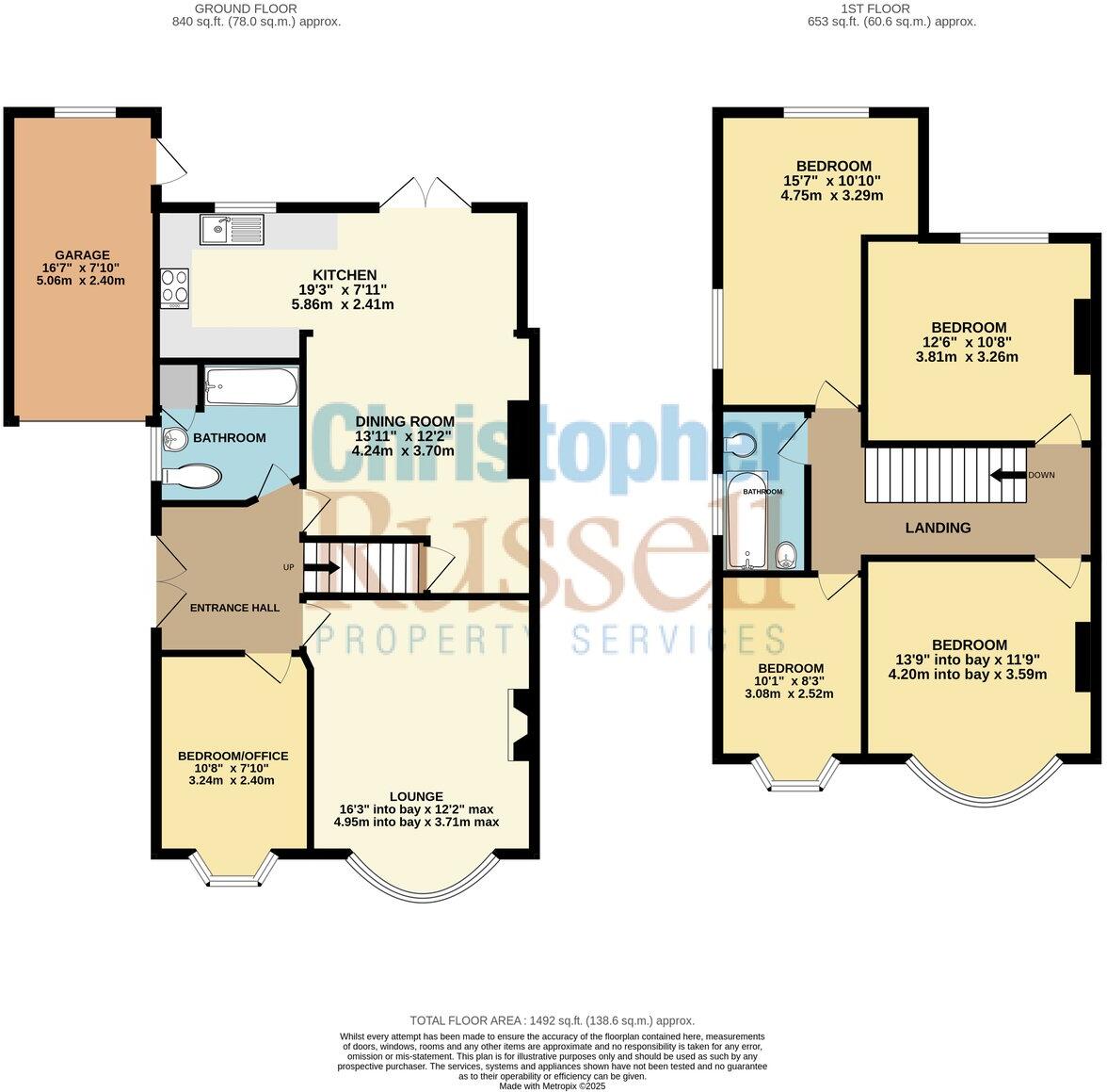 Chatsworth Avenue, Sidcup, DA15 floorplan