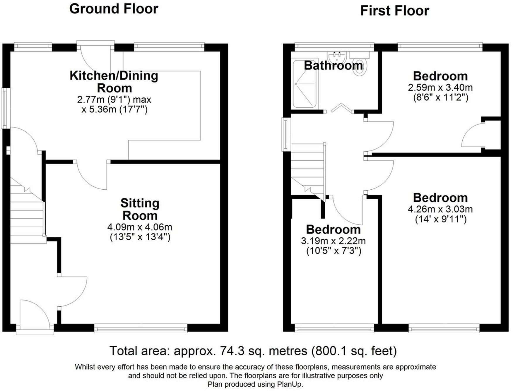 Car Bank Street, Atherton, M46 floorplan