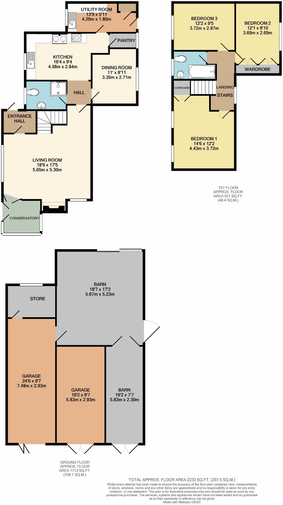 Ivy Cottage, Bedlam, Clee Hill, Ludlow SY8 floorplan