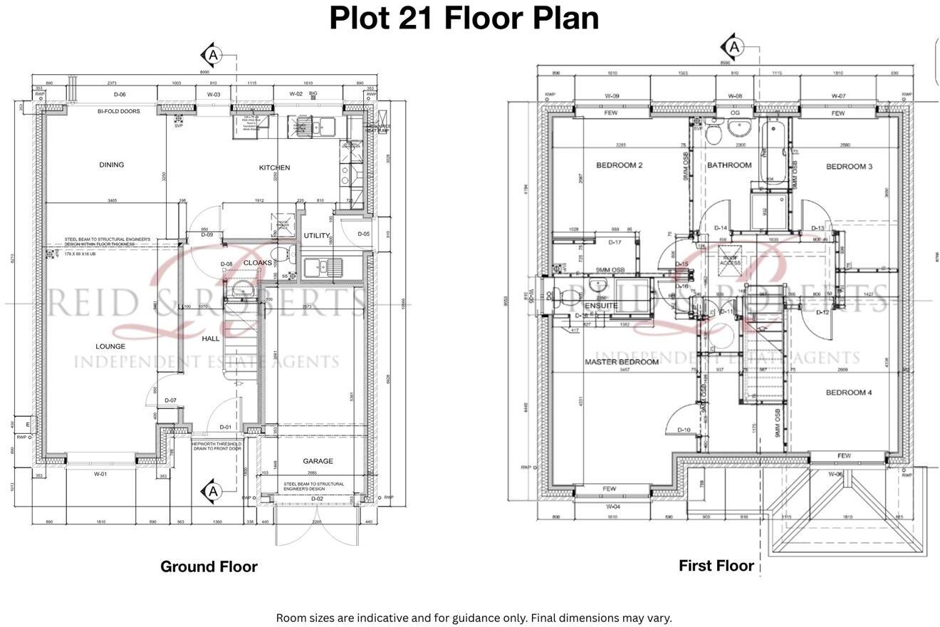 Caerwys, Mold floorplan