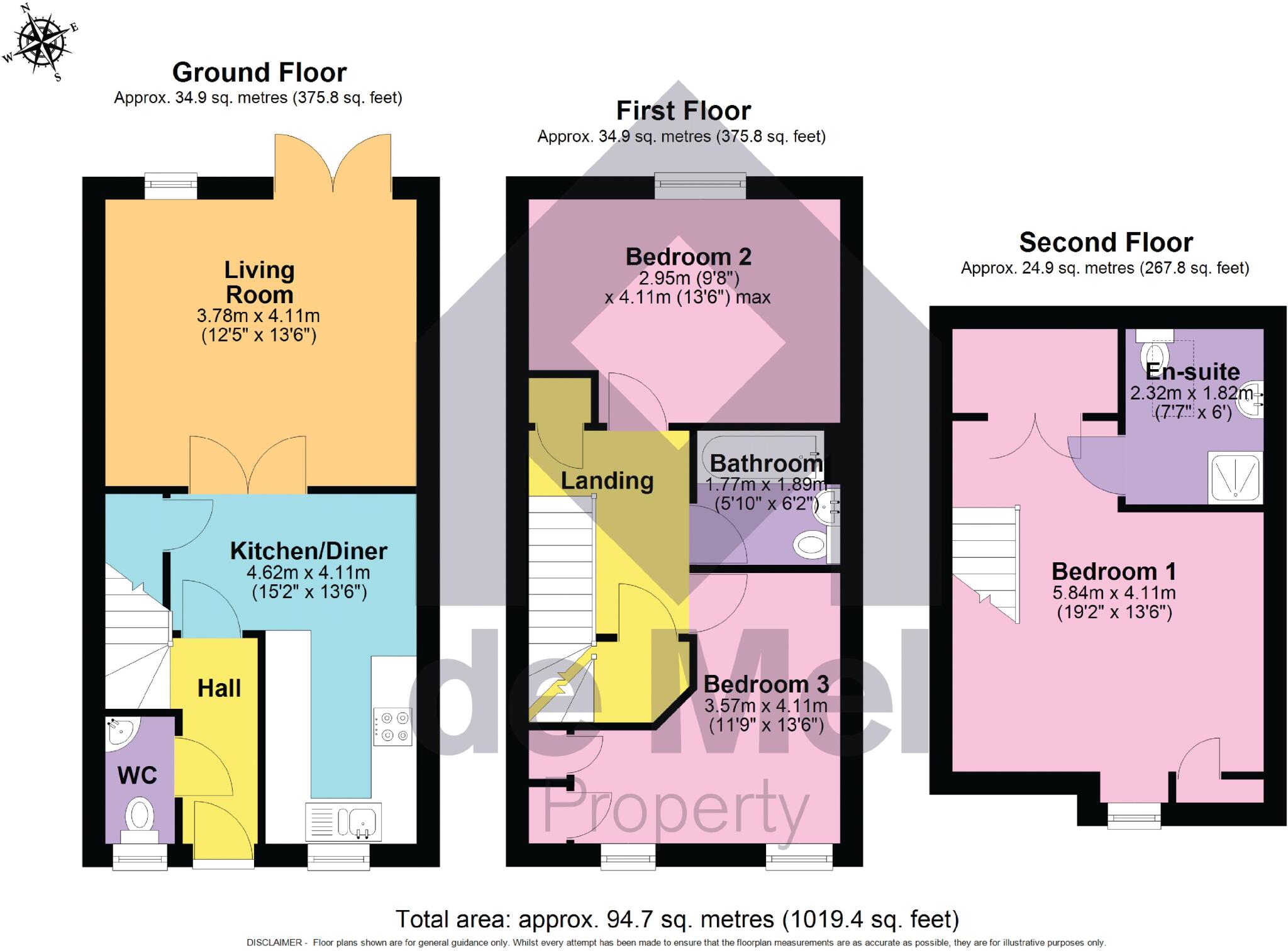 Rosebay Gardens, Cheltenham, Gloucestershire, GL51 floorplan