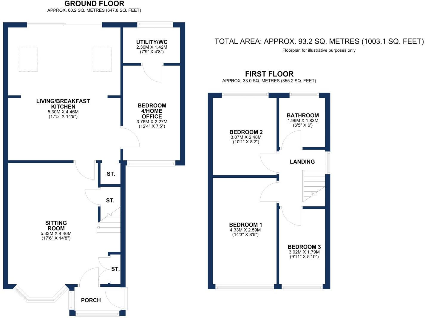 Amberwood Drive, Baguley floorplan