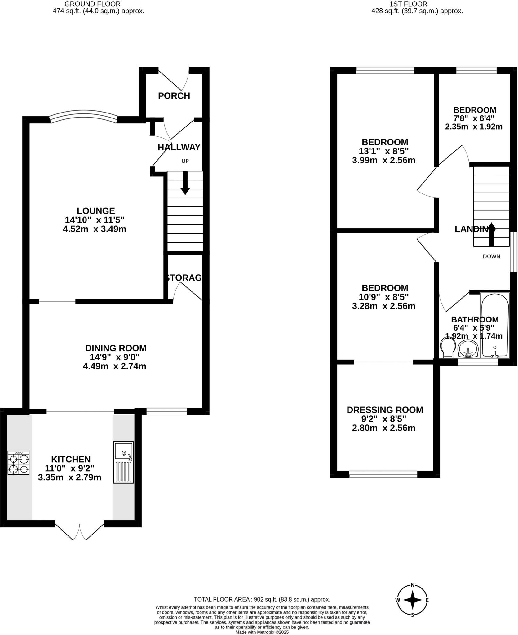 Larch Close, Billinge, Wigan floorplan