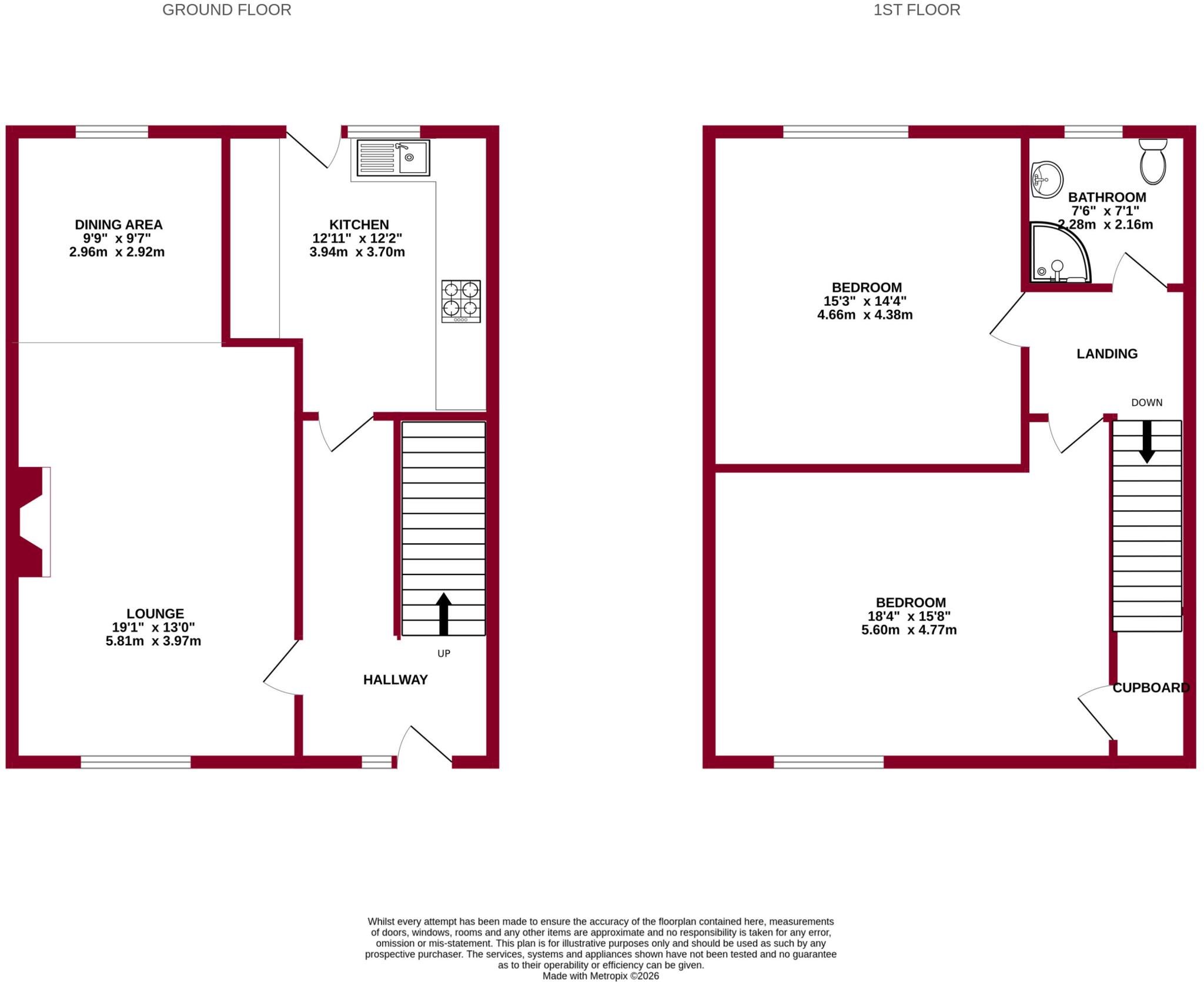 St Andrews Court, Larbert, FK5 floorplan
