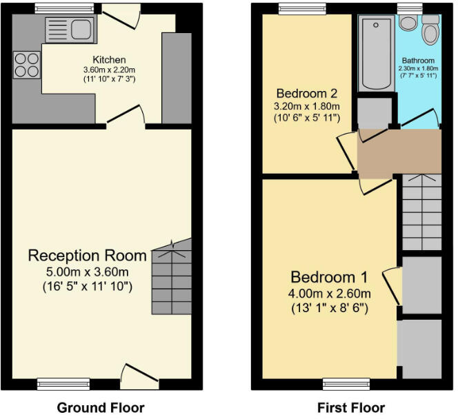 Tylcha Wen Close, Coedely, Tonyrefail CF39 8AQ floorplan