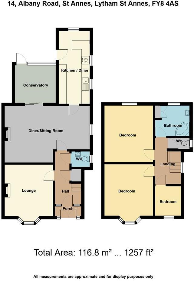 Albany Road, Lytham St Annes floorplan
