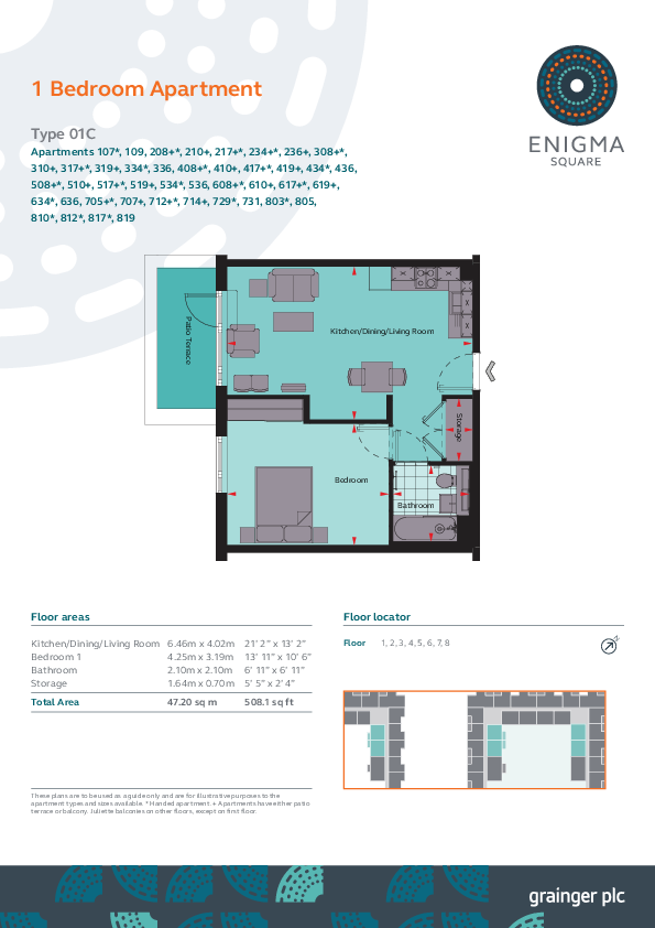 Enigma Square, Milton Keynes Milton Keynes MK9 floorplan