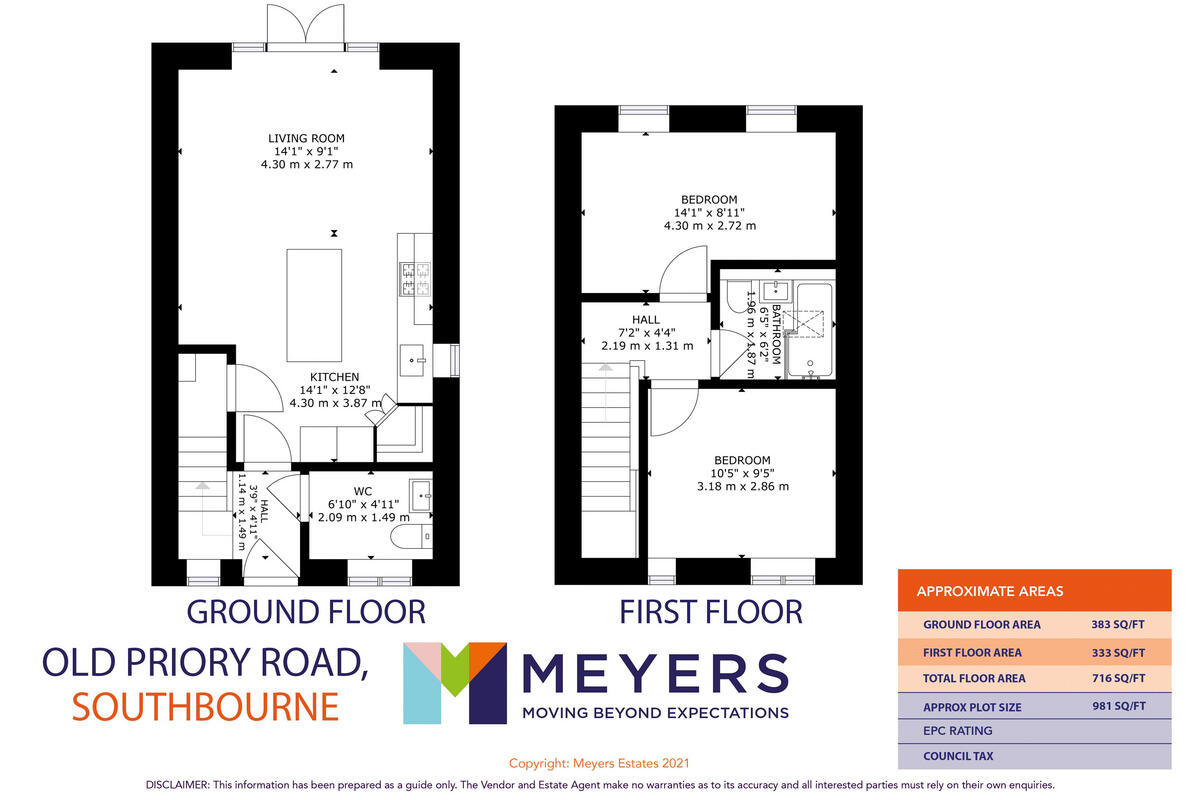 Old Priory Road, Bournemouth, BH6 3 floorplan