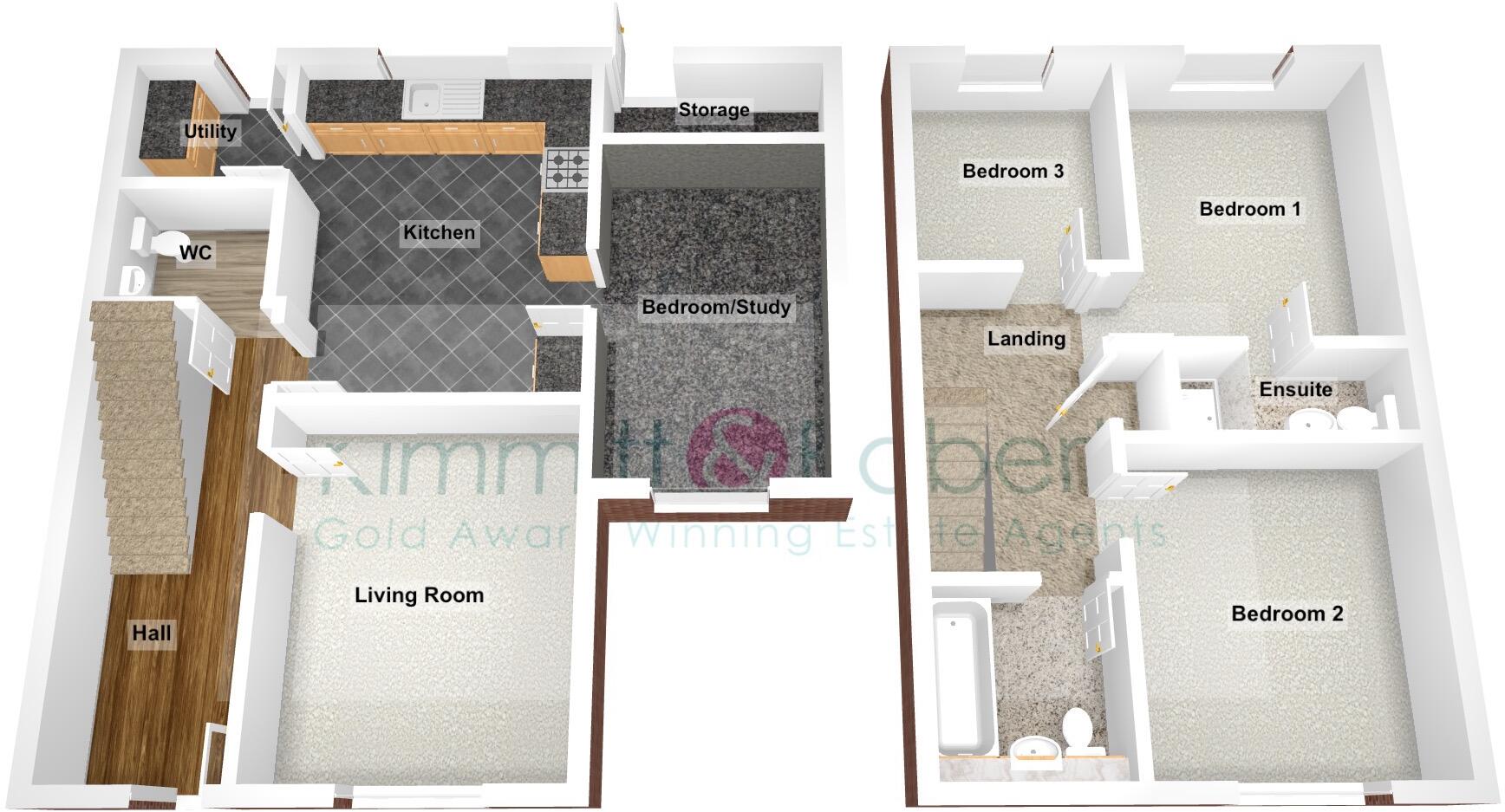 Spring Drive, Houghton le Spring, Tyne and Wear, DH5 8BN floorplan