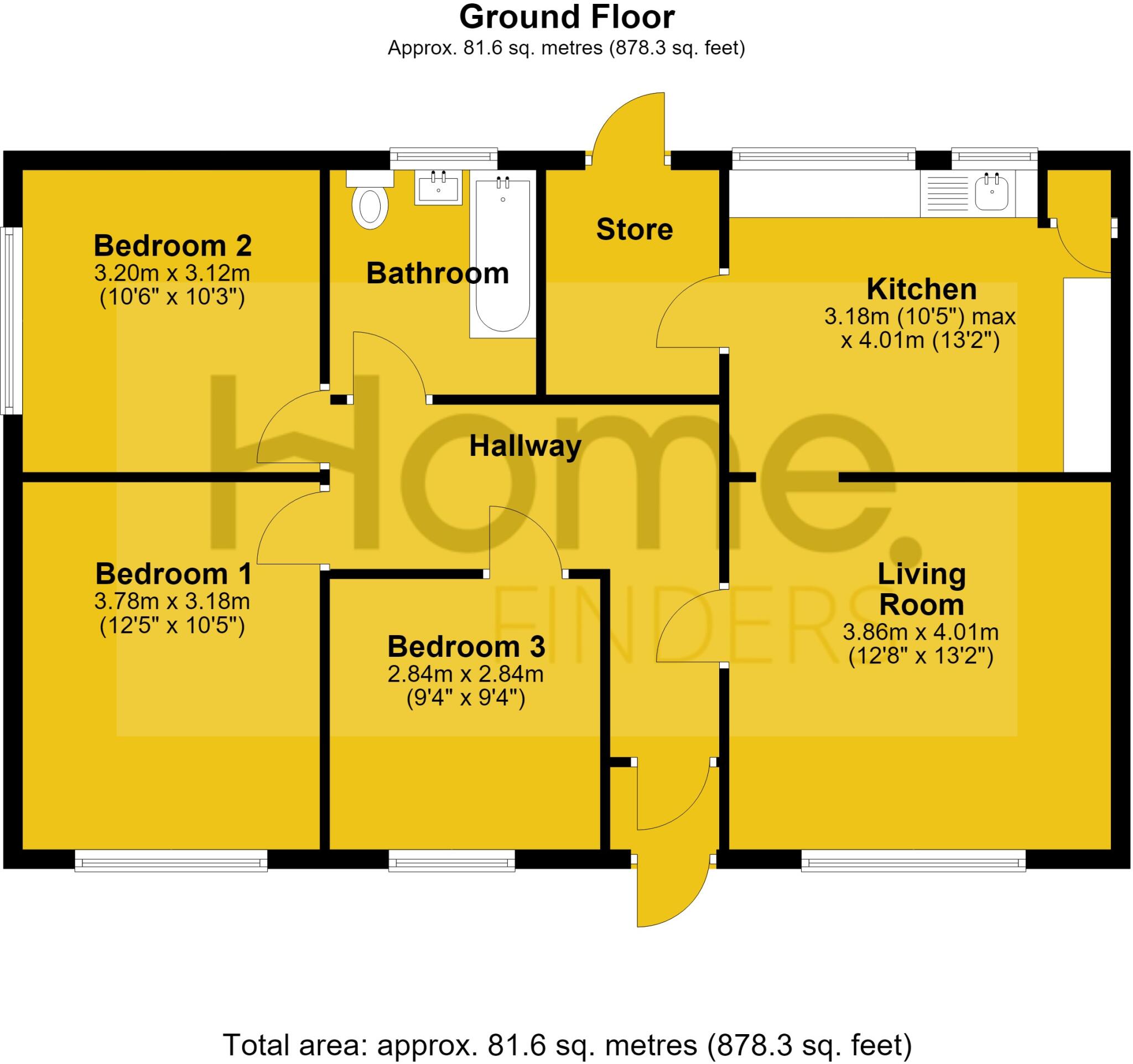 Towcester Road Former School Bungalow, Colebrook, Swindon, SN3 floorplan