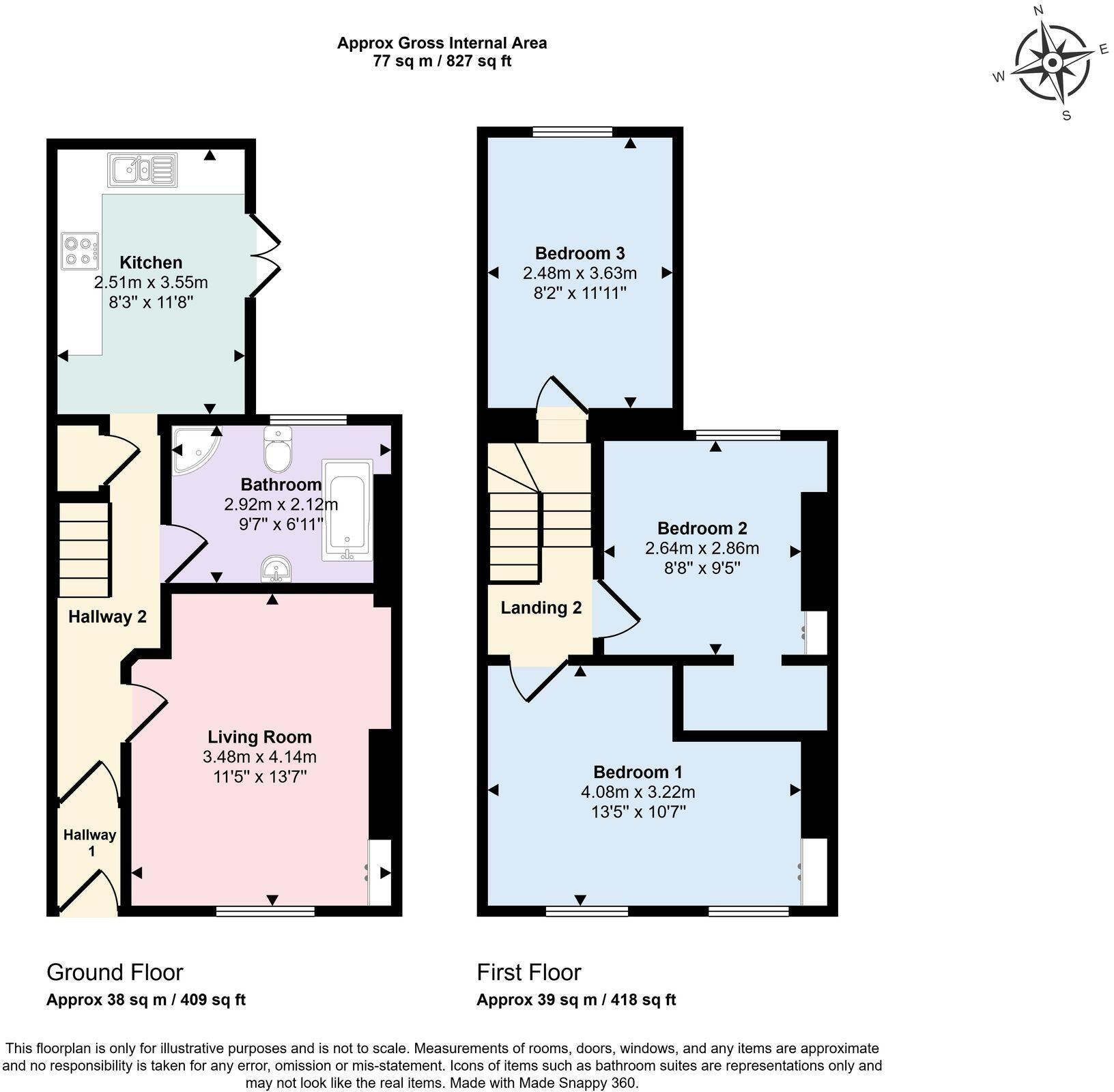 Old Park Road, Exeter, EX4 floorplan
