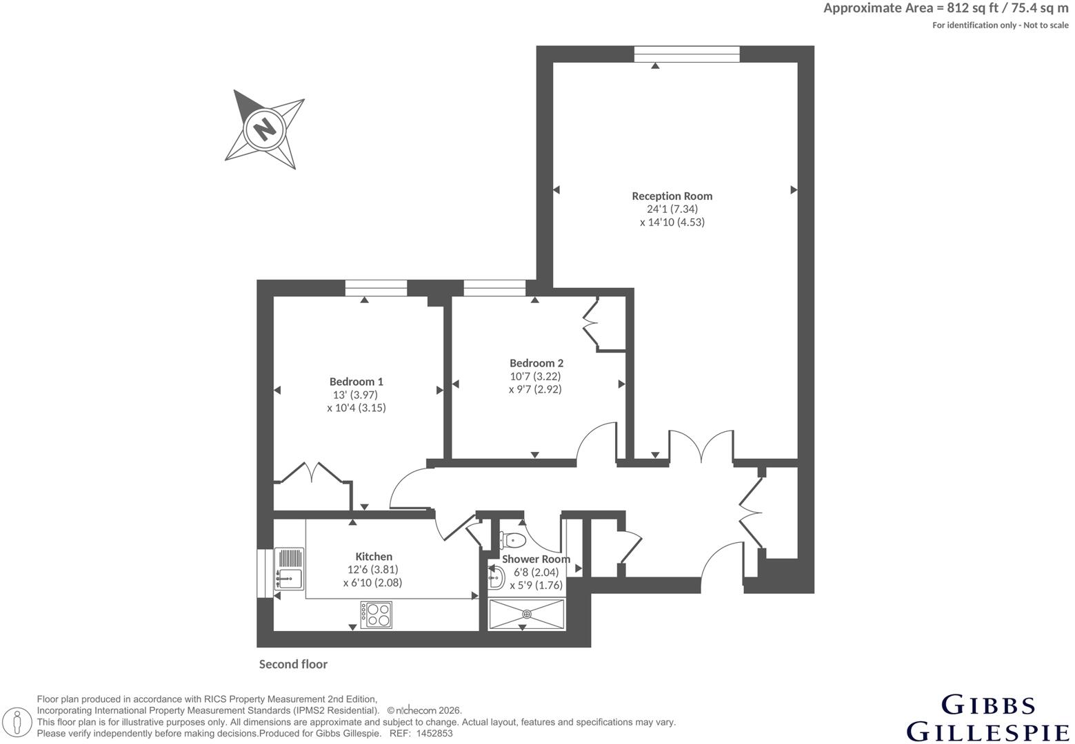 Priory Lodge, Ealing, London, W5 floorplan