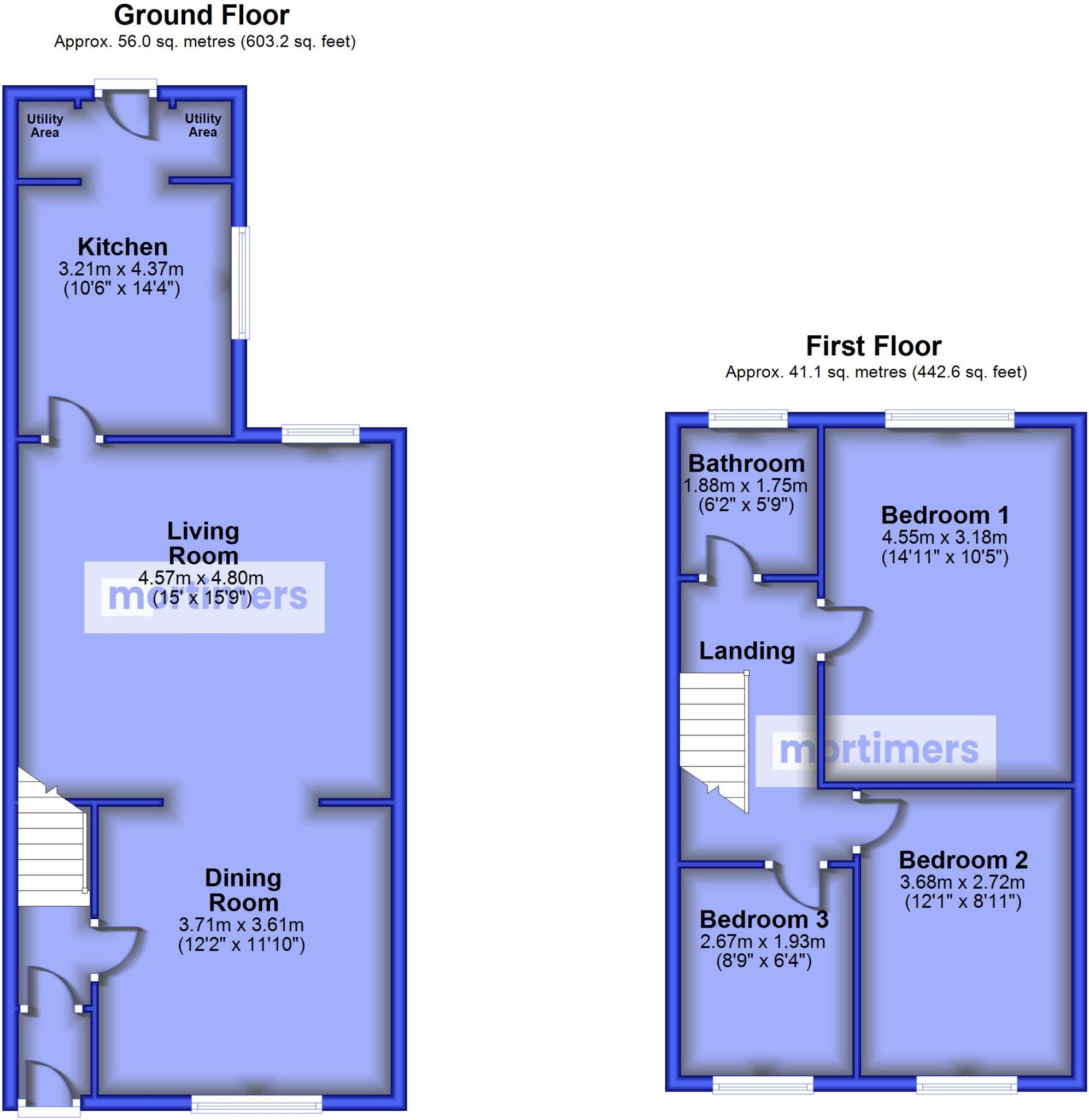 St. Charles Road, Rishton, Blackburn, Lancashire, BB1 floorplan