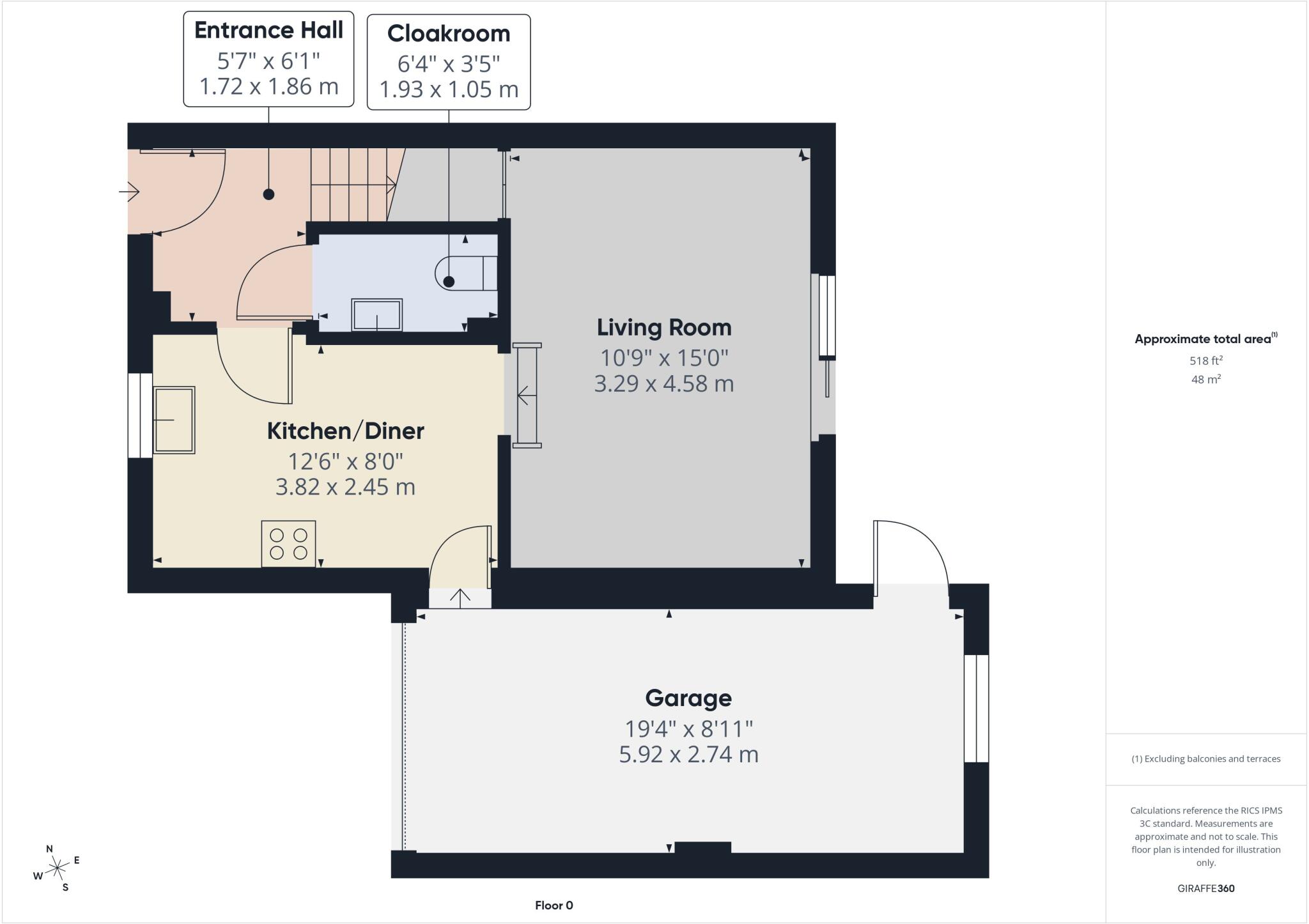 Menors Place, Holsworthy, Devon floorplan