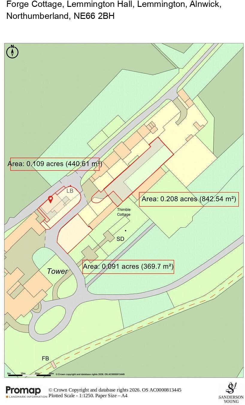 Forge Cottage, Lemmington Hall, Lemmington, Alnwick, Northumberland floorplan